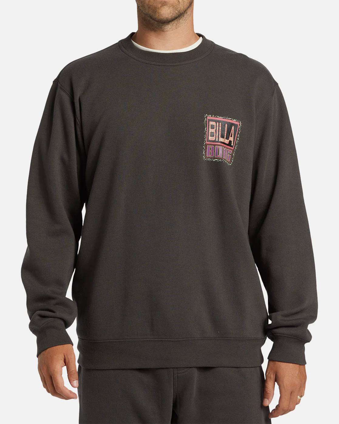 Billabong Shorebird Crew Sweatshirt - Raven -Biliabong Outlet