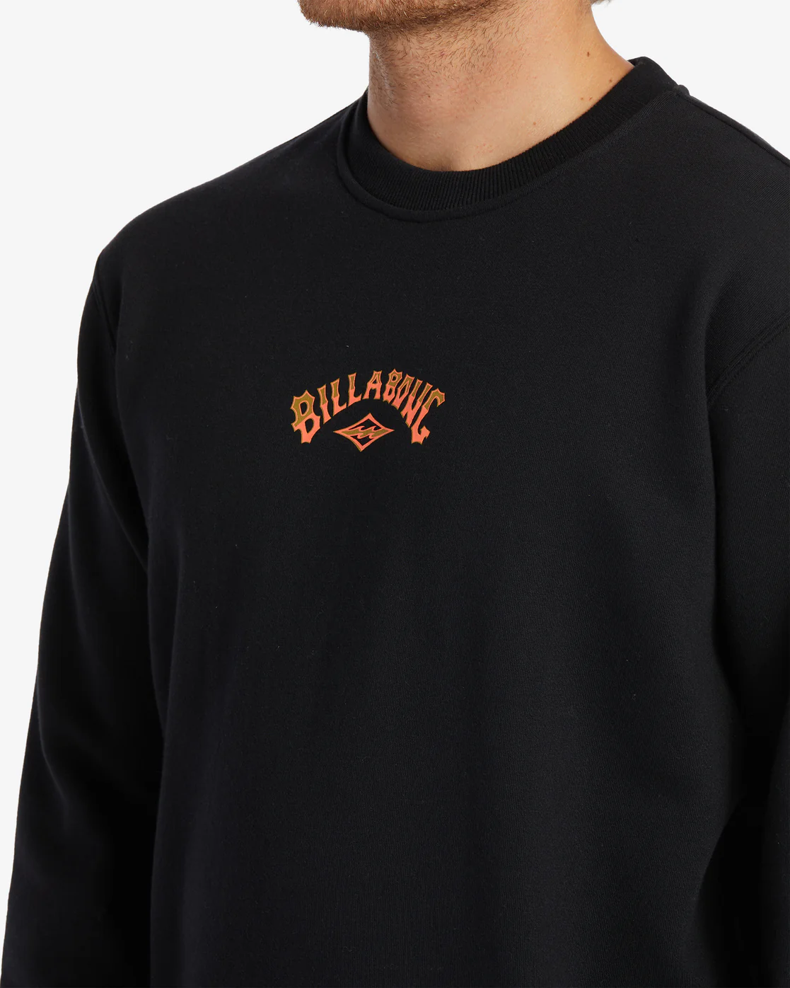 Billabong Core Arch Sweatshirt - Black -Biliabong Outlet