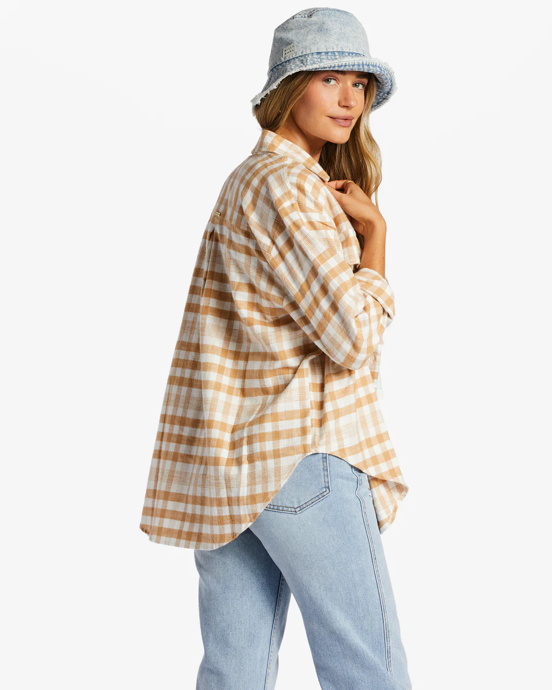 Billabong So Stoked Long Sleeve Shirt - Truffle -Biliabong Outlet