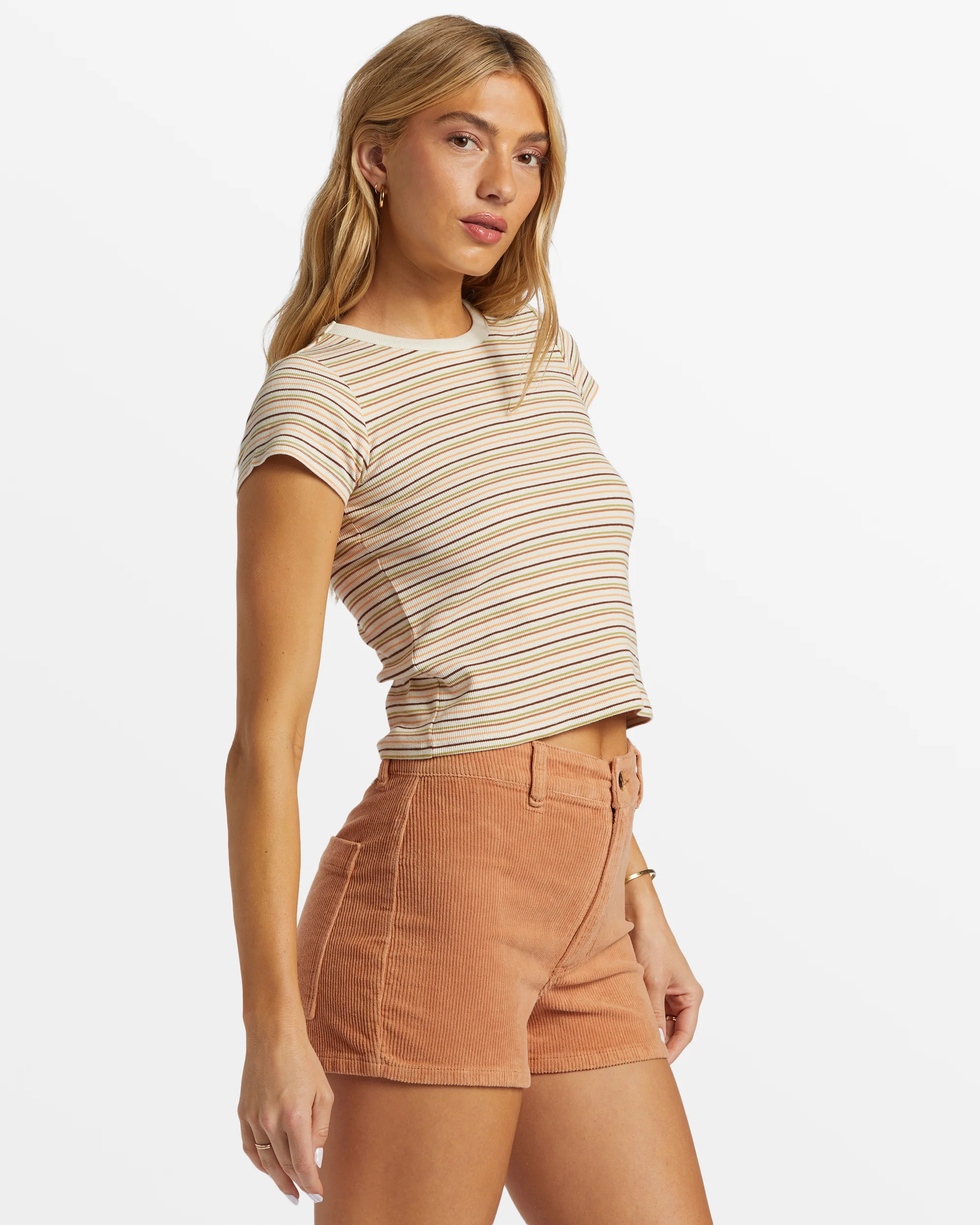 Billabong Feelin It T-Shirt - Salt Crystal -Biliabong Outlet