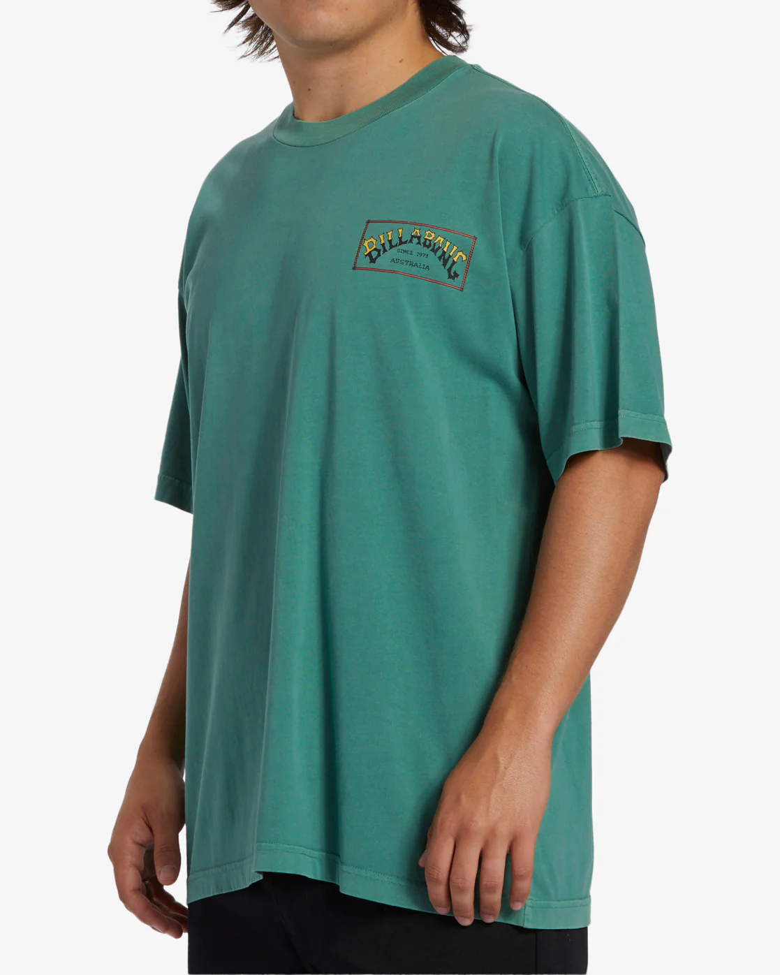 Billabong Arch Wave OG Short Sleeve Wave Washed T-Shirt - Billiard -Biliabong Outlet