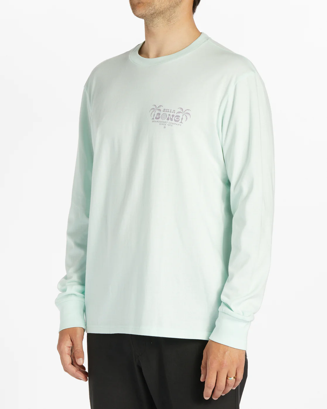 Billabong Lounge Long Sleeve T-Shirt - Seaglass -Biliabong Outlet