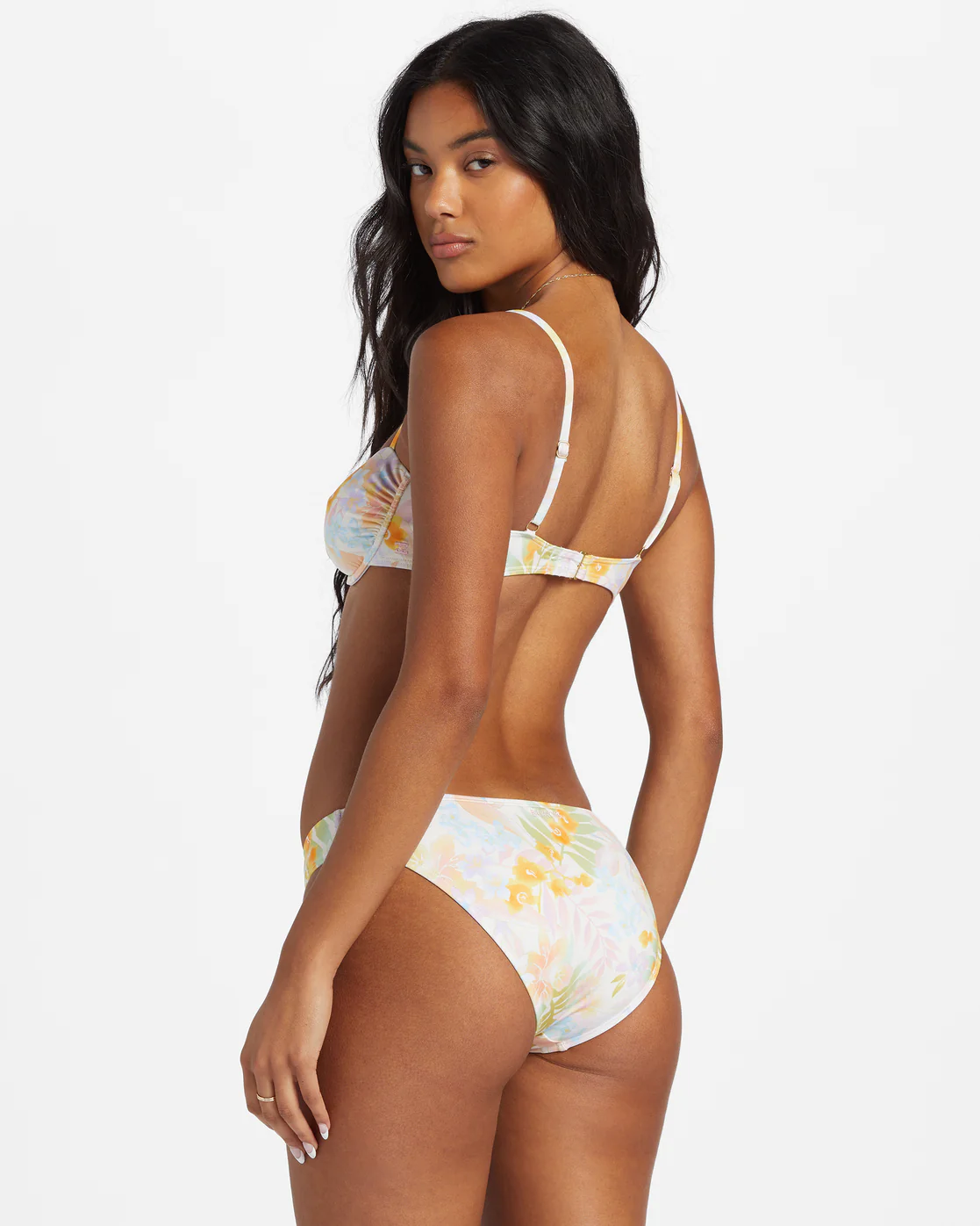 Billabong Peaceful Palms Ruched Underwire Bikini Top - Multi -Biliabong Outlet