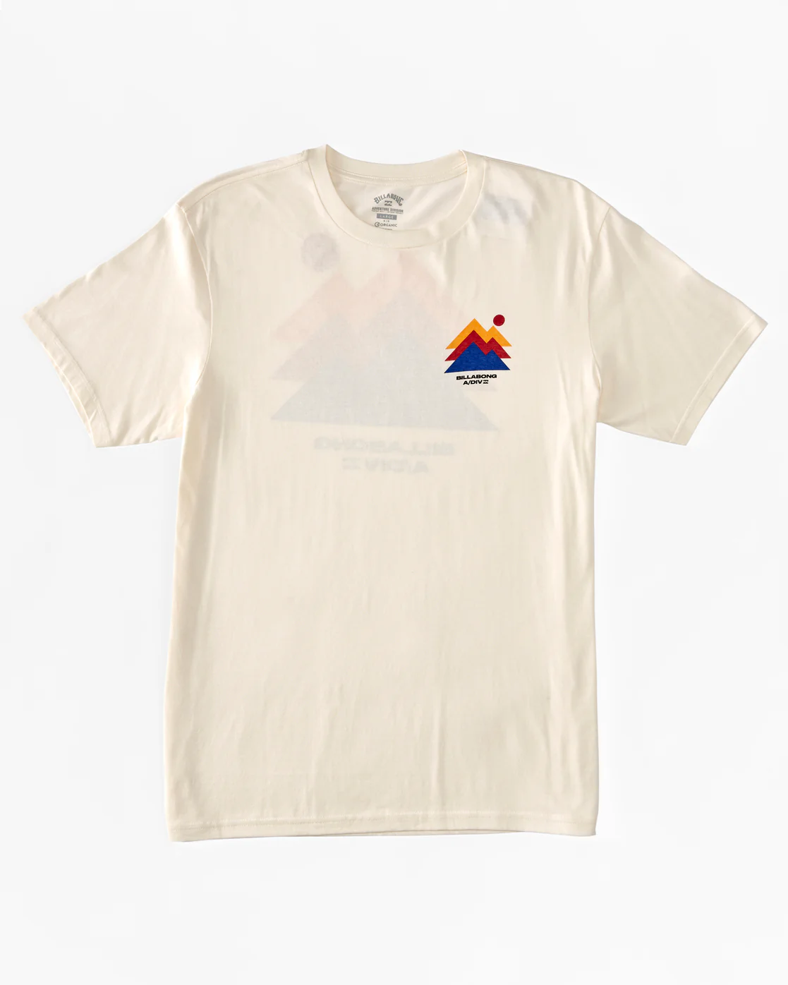 Billabong Stepped T-Shirt - Off White -Biliabong Outlet