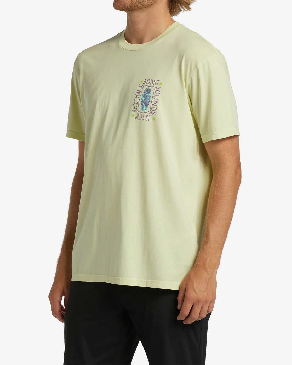 Billabong Rhythmic T-Shirt - Light Green -Biliabong Outlet