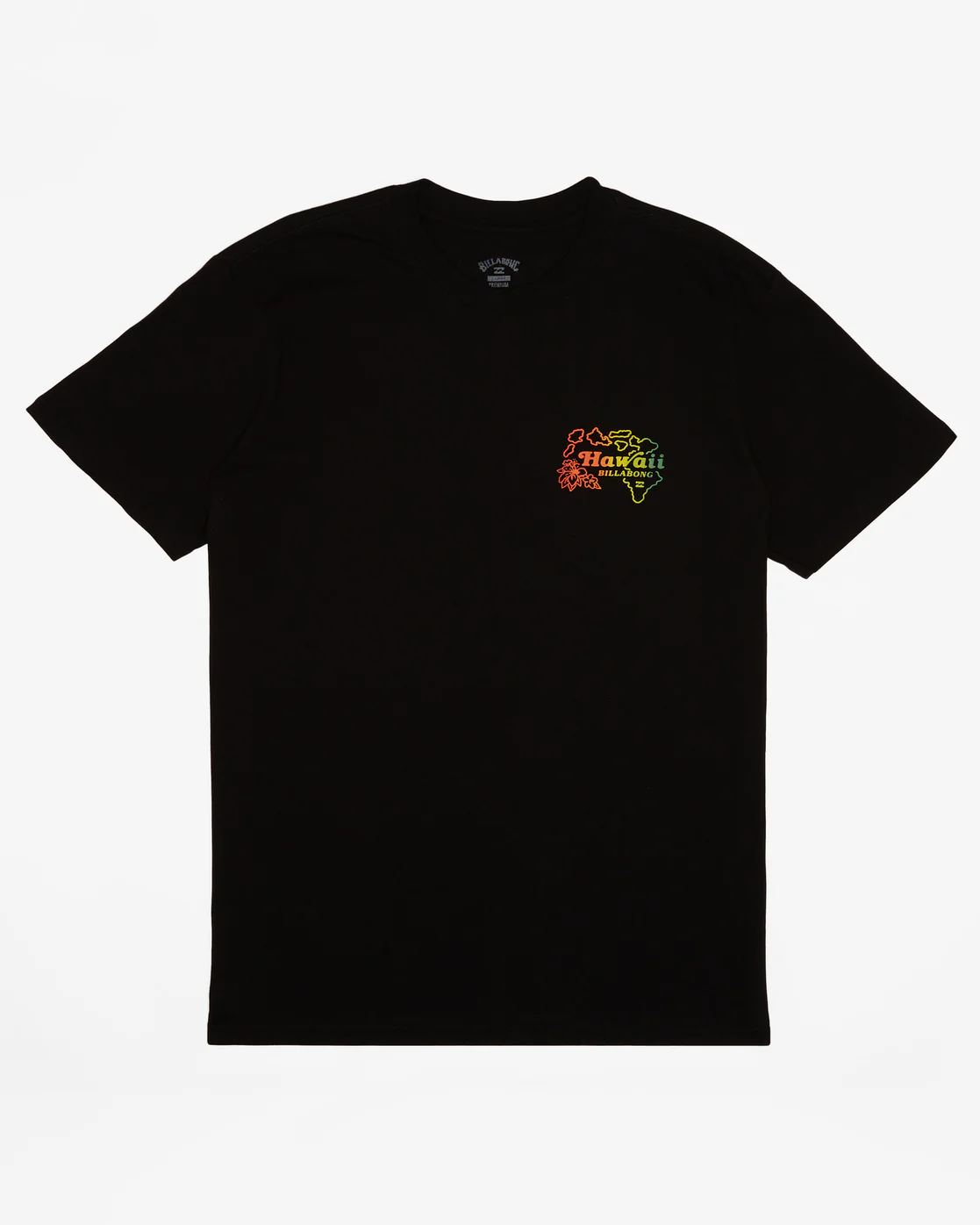 Billabong Handkie Hawaii Short Sleeve T-Shirt - Black -Biliabong Outlet
