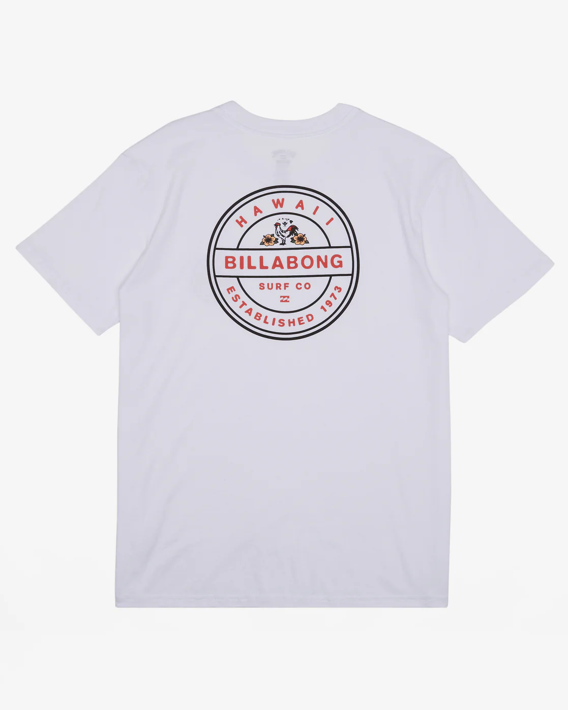 Billabong Rotor Hawaii Short Sleeve T-Shirt - White -Biliabong Outlet