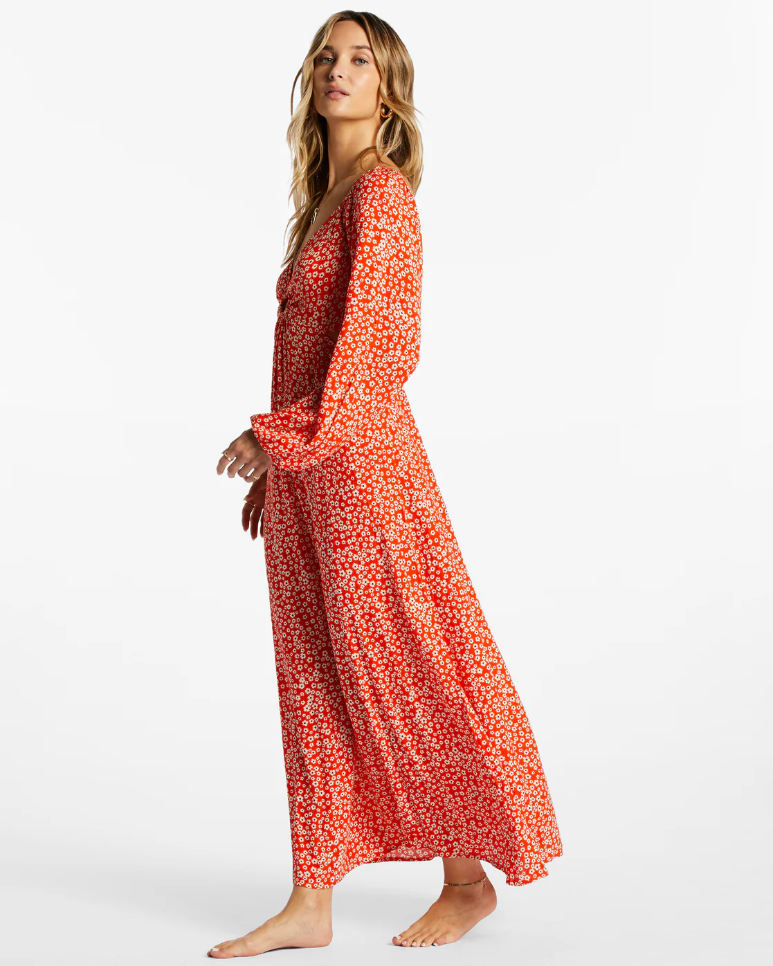 Billabong Last Call Maxi Dress - Fire Side -Biliabong Outlet