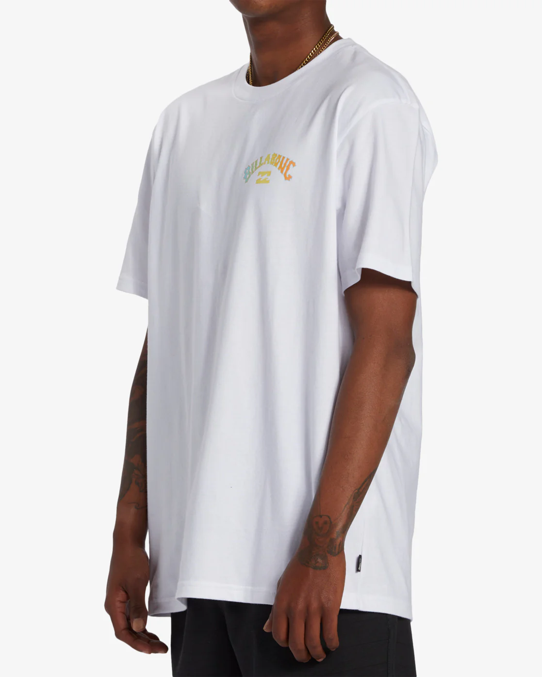 Billabong Arch Fill Short Sleeve T-Shirt - White -Biliabong Outlet