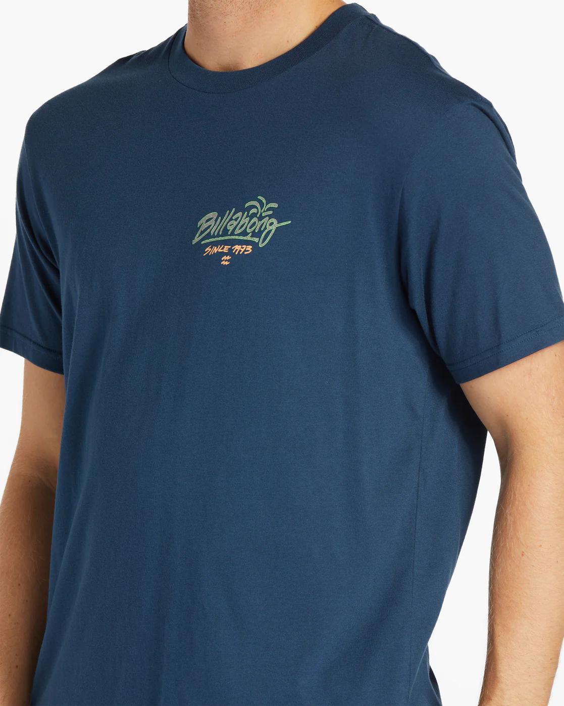 Billabong Lounge Short Sleeve T-Shirt - Dark Blue -Biliabong Outlet