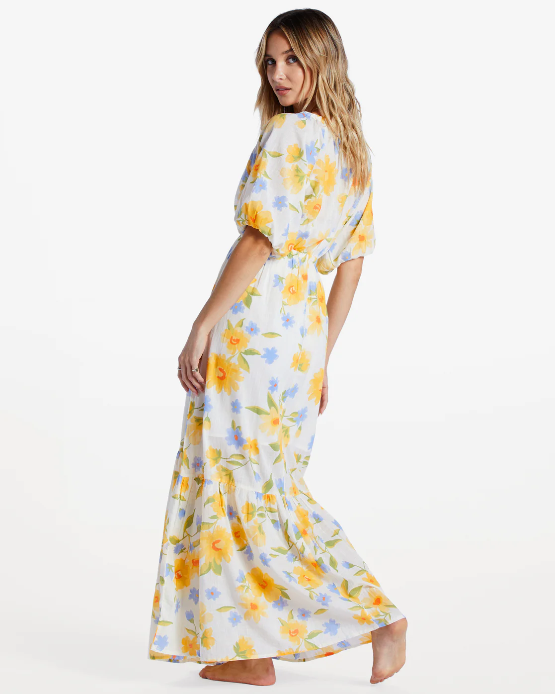 Billabong Lost In Love Maxi Dress - Salt Crystal -Biliabong Outlet