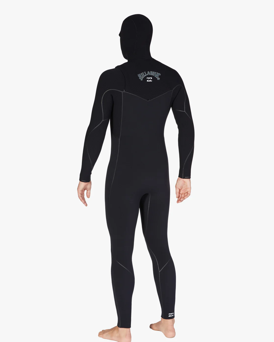 Billabong 5/4 Furnace Hooded Chest Zip Full Wetsuit - Black -Biliabong Outlet