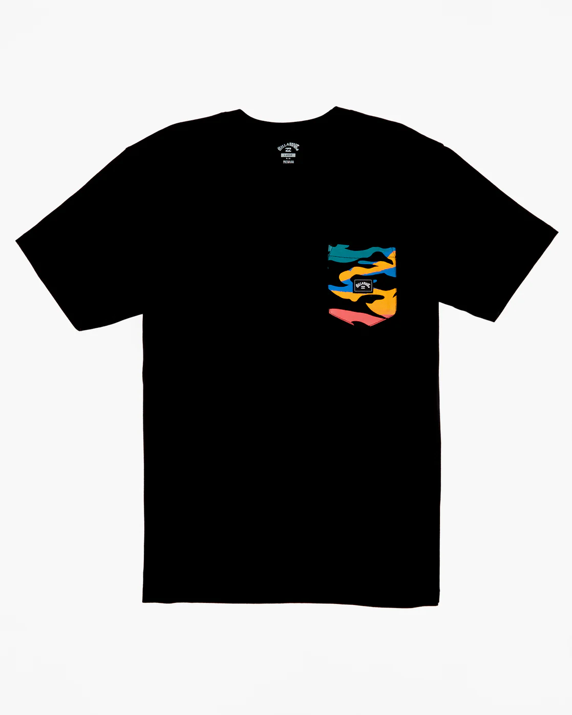 Billabong Team Pocket T-Shirt - Black -Biliabong Outlet