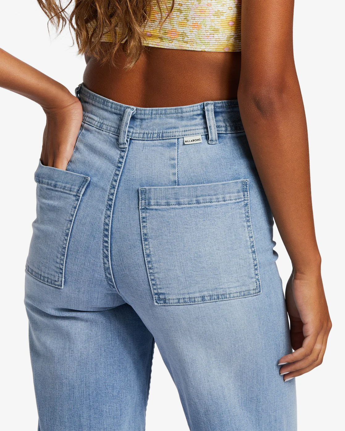 Billabong Free Fall Indigo Wide-Leg Jeans - Surf Spray -Biliabong Outlet