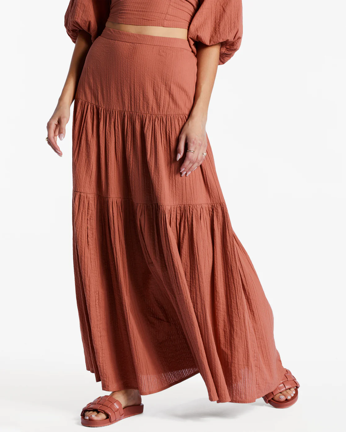 Billabong Del Sole Maxi Skirt - Sweet Tea -Biliabong Outlet
