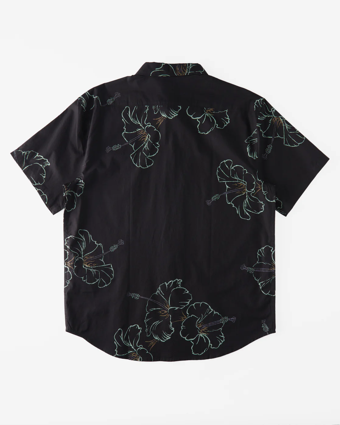 Billabong Sundays Short Sleeve Shirt - Black Green -Biliabong Outlet