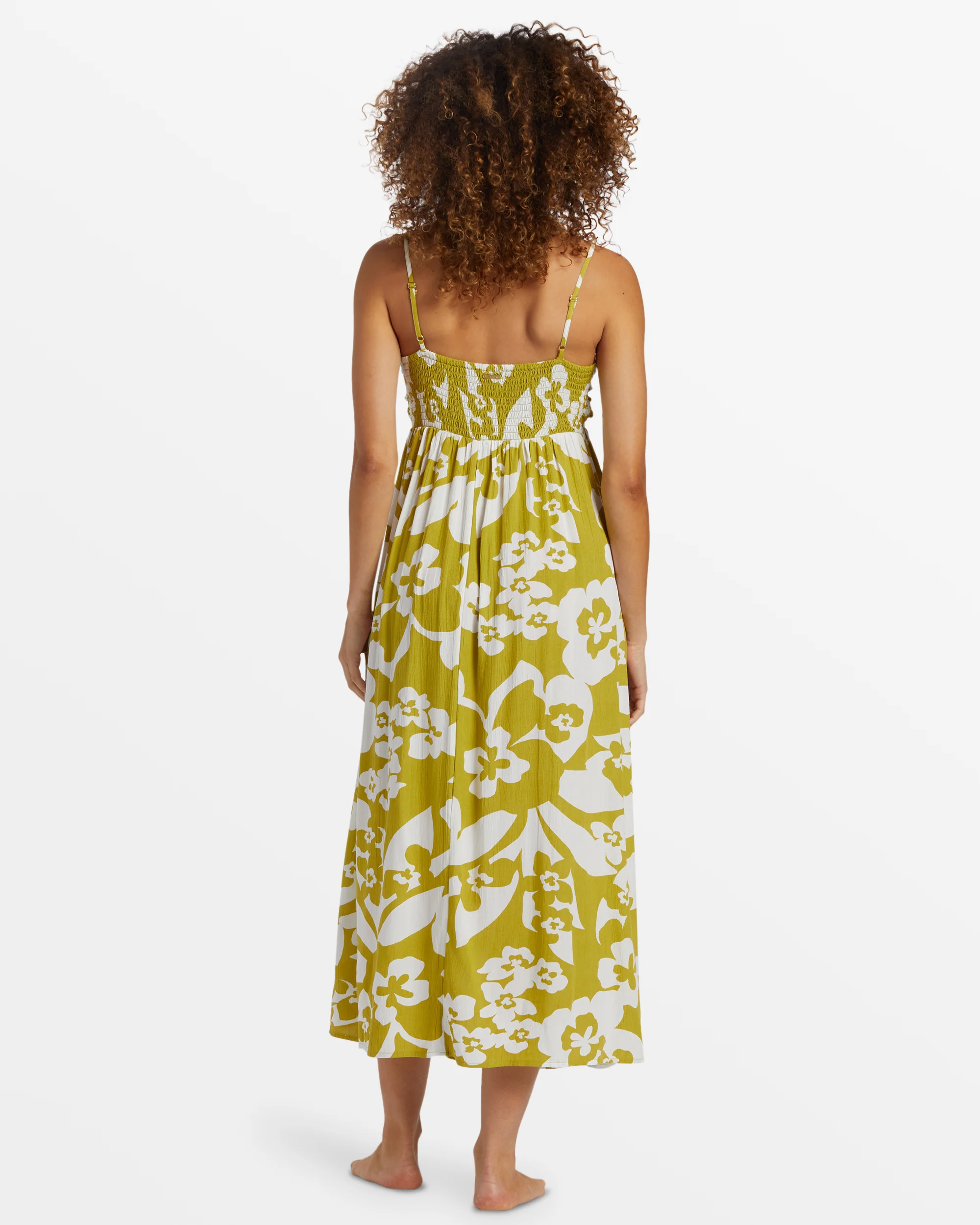 Billabong Daybreak Midi Midi Dress - Moss Joy -Biliabong Outlet