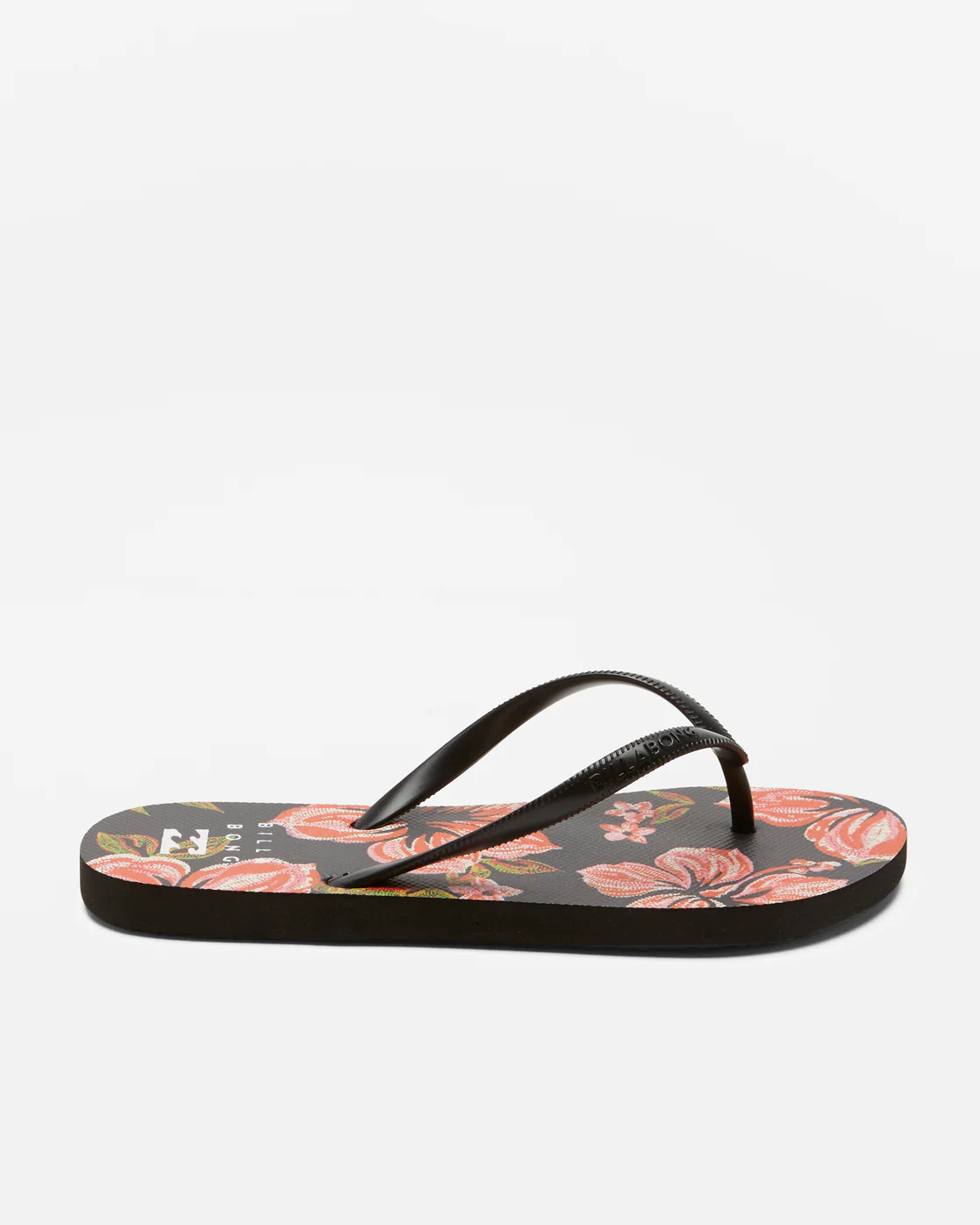 Billabong Dama Rubber Flip Flop Sandals - Black Pebble 2 -Biliabong Outlet