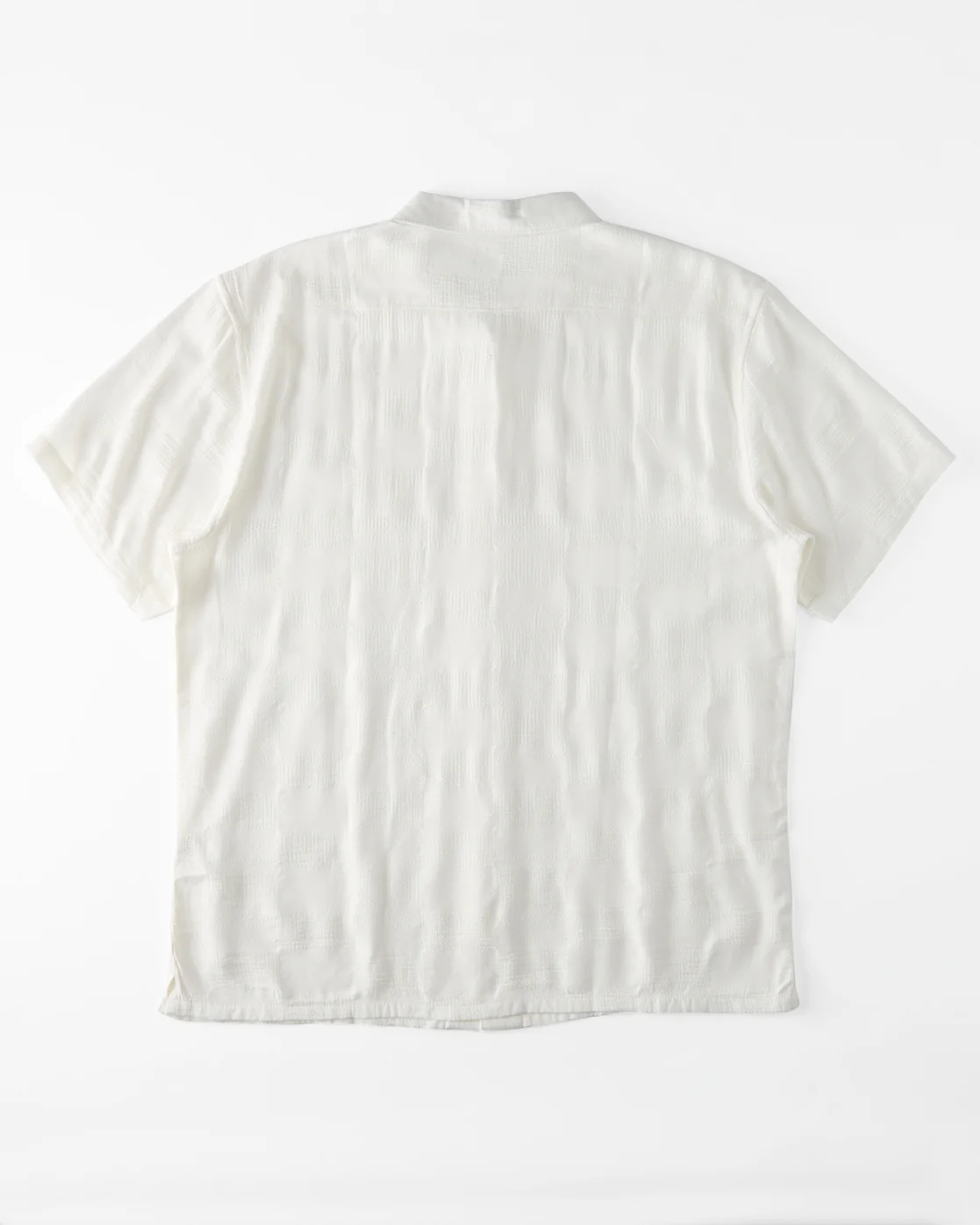 Billabong Sundays Jacquard Short Sleeve Shirt - Off White -Biliabong Outlet