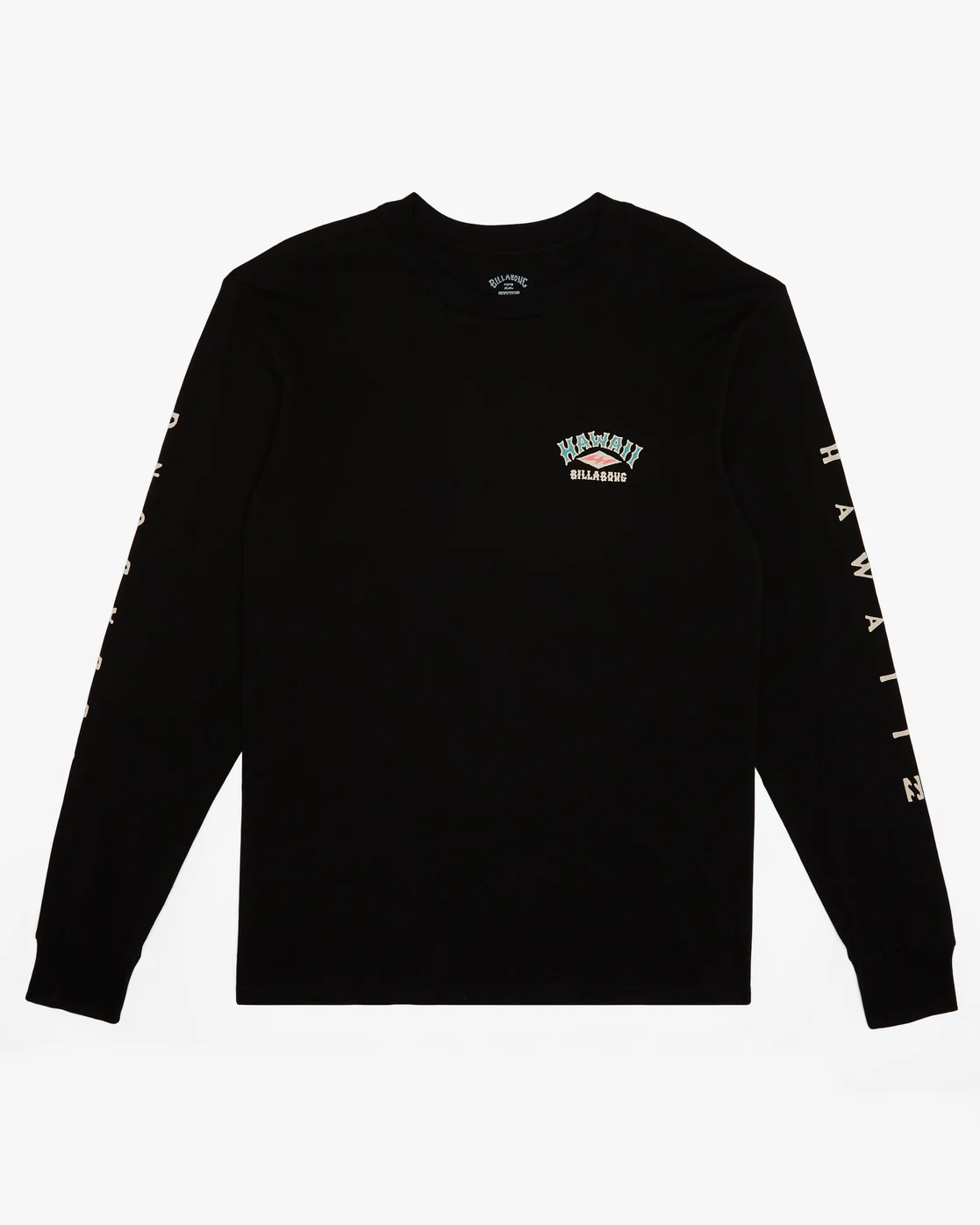 Billabong Arch Hawaii Long Sleeve T-Shirt - Black -Biliabong Outlet