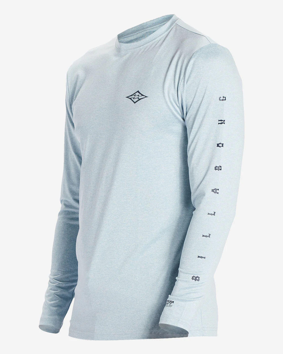 Billabong Unity Long Sleeve UPF 50 Surf T-Shirt - Smoke Blue Heather -Biliabong Outlet
