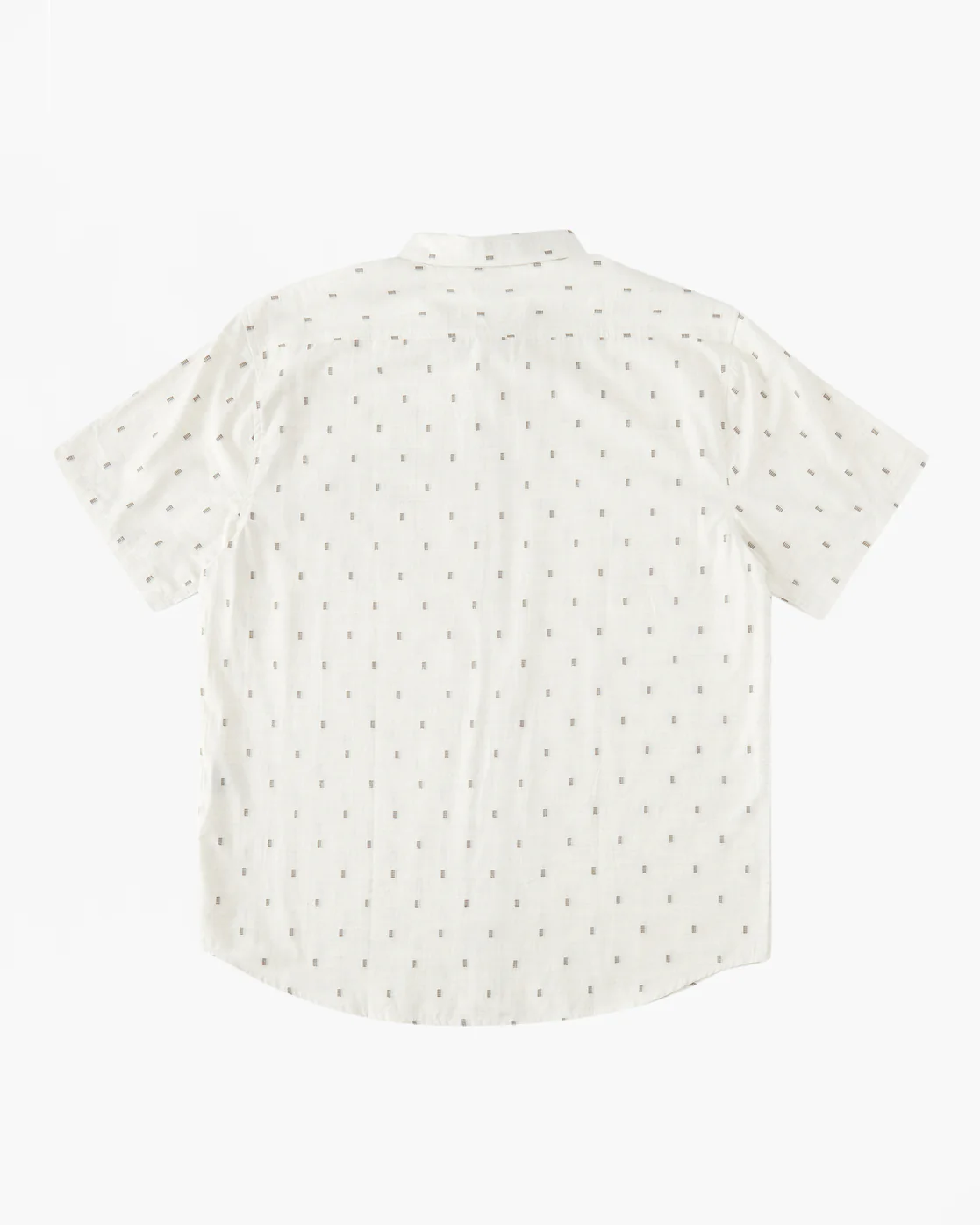 Billabong All Day Jacquard Short Sleeve Shirt - Cream -Biliabong Outlet