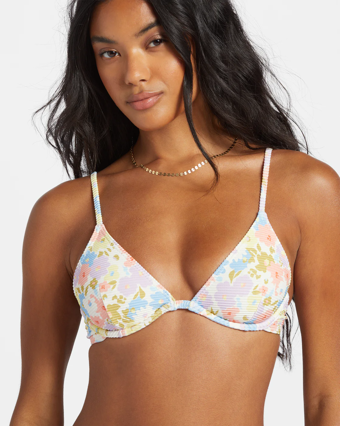 Billabong Dream Chaser Tanlines Reese Bikini Top - Multi -Biliabong Outlet