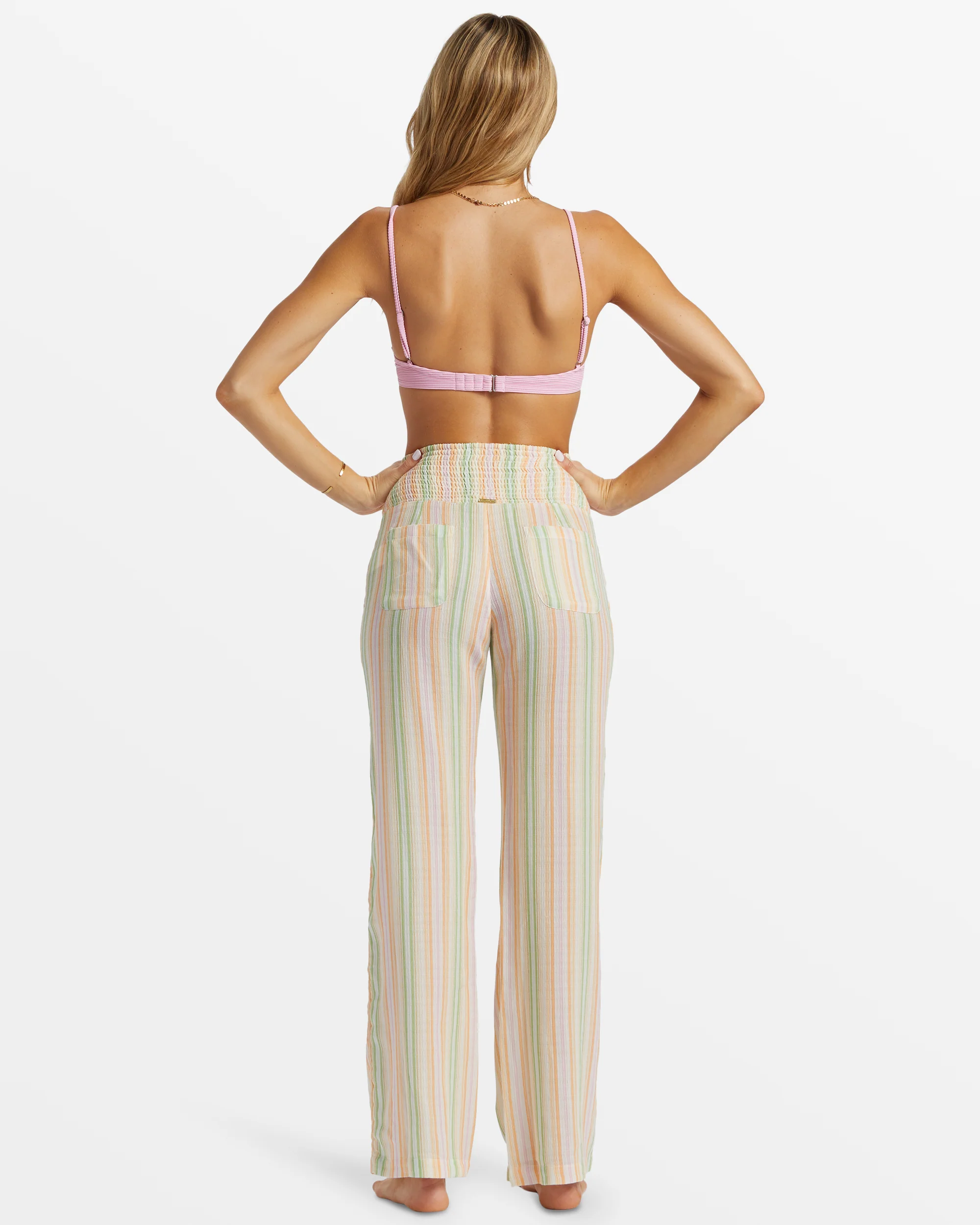 Billabong New Waves 2 Elastic Waist Pants - Sweet Pink -Biliabong Outlet