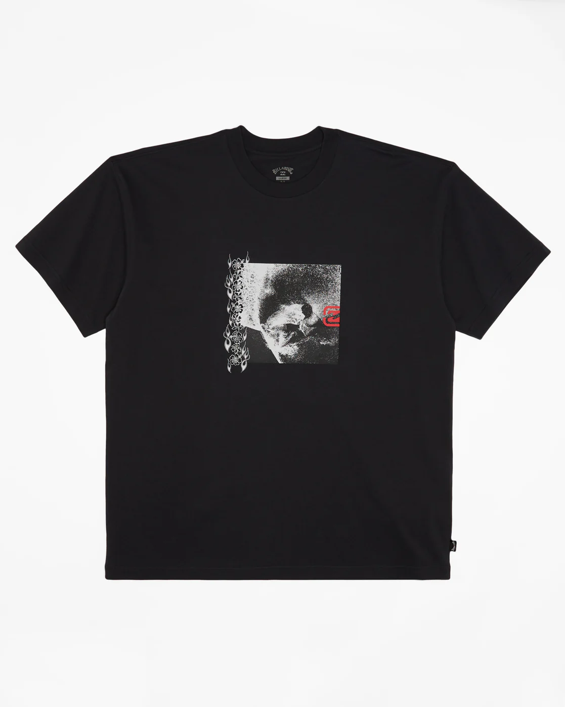 Billabong Centerfold OG Short Sleeve T-Shirt - Washed Black -Biliabong Outlet