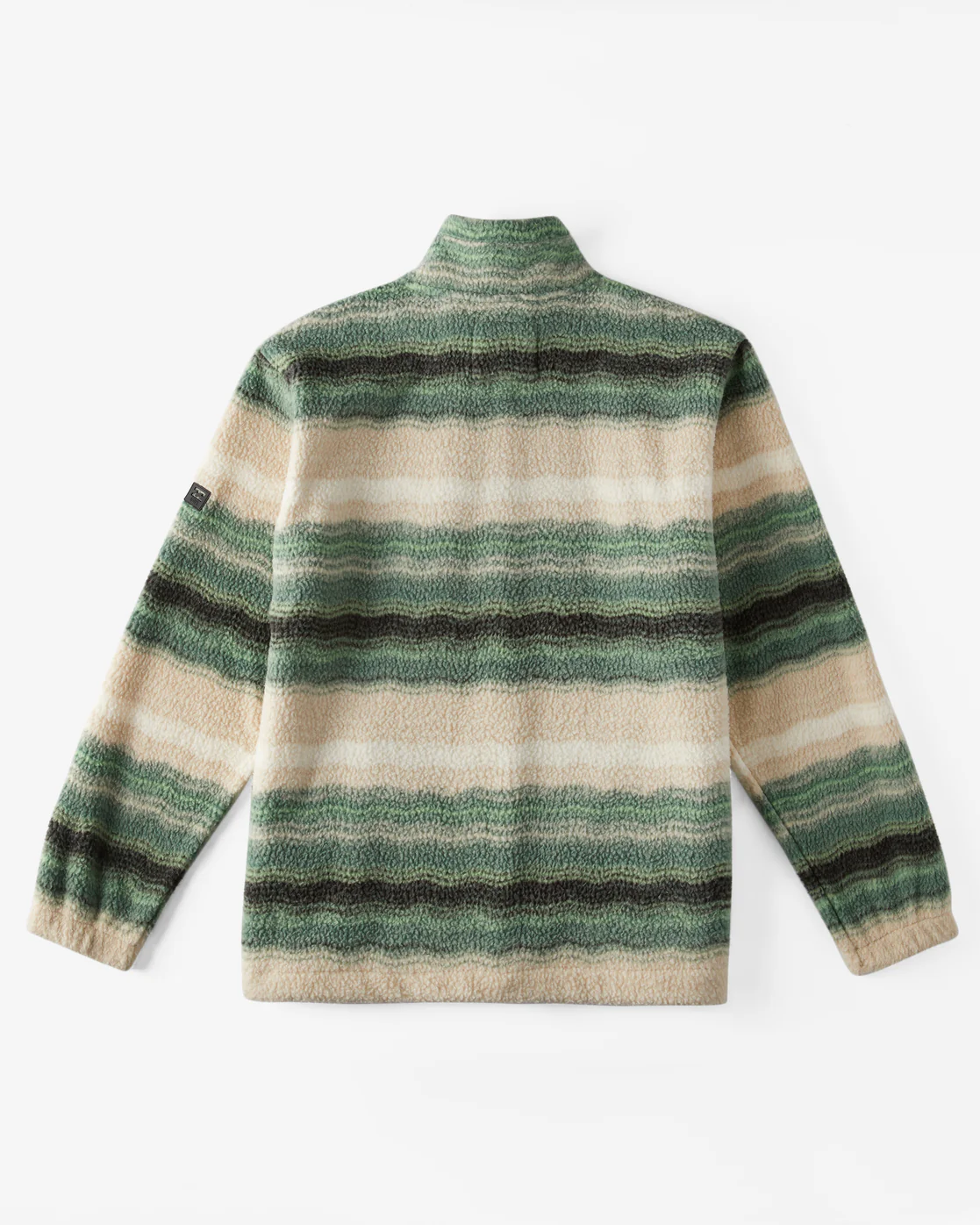 Billabong Boundary Half-Zip Mock Neck Fleece - Matcha -Biliabong Outlet
