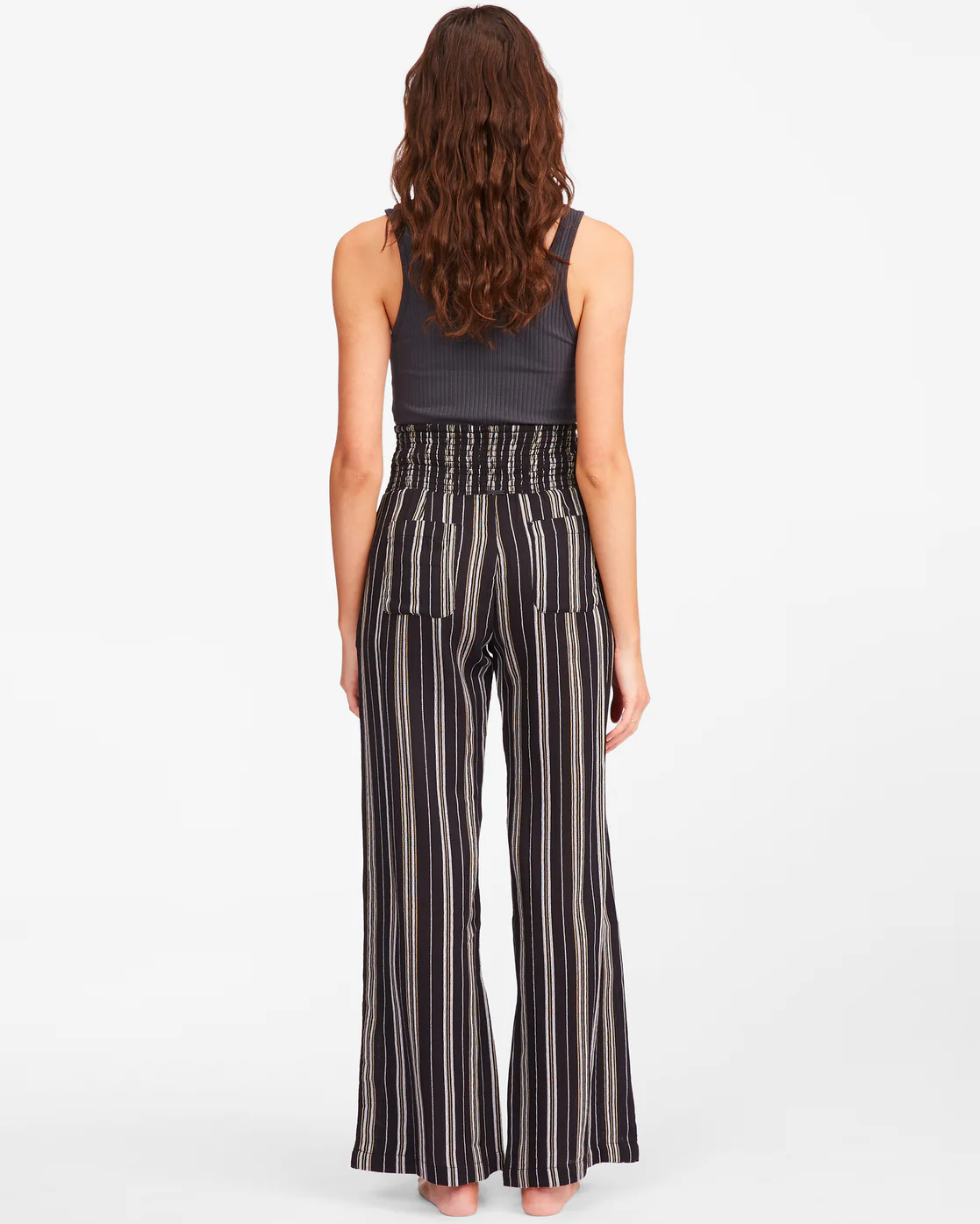 Billabong New Waves 2 Elastic Waist Pants - Black 1 -Biliabong Outlet