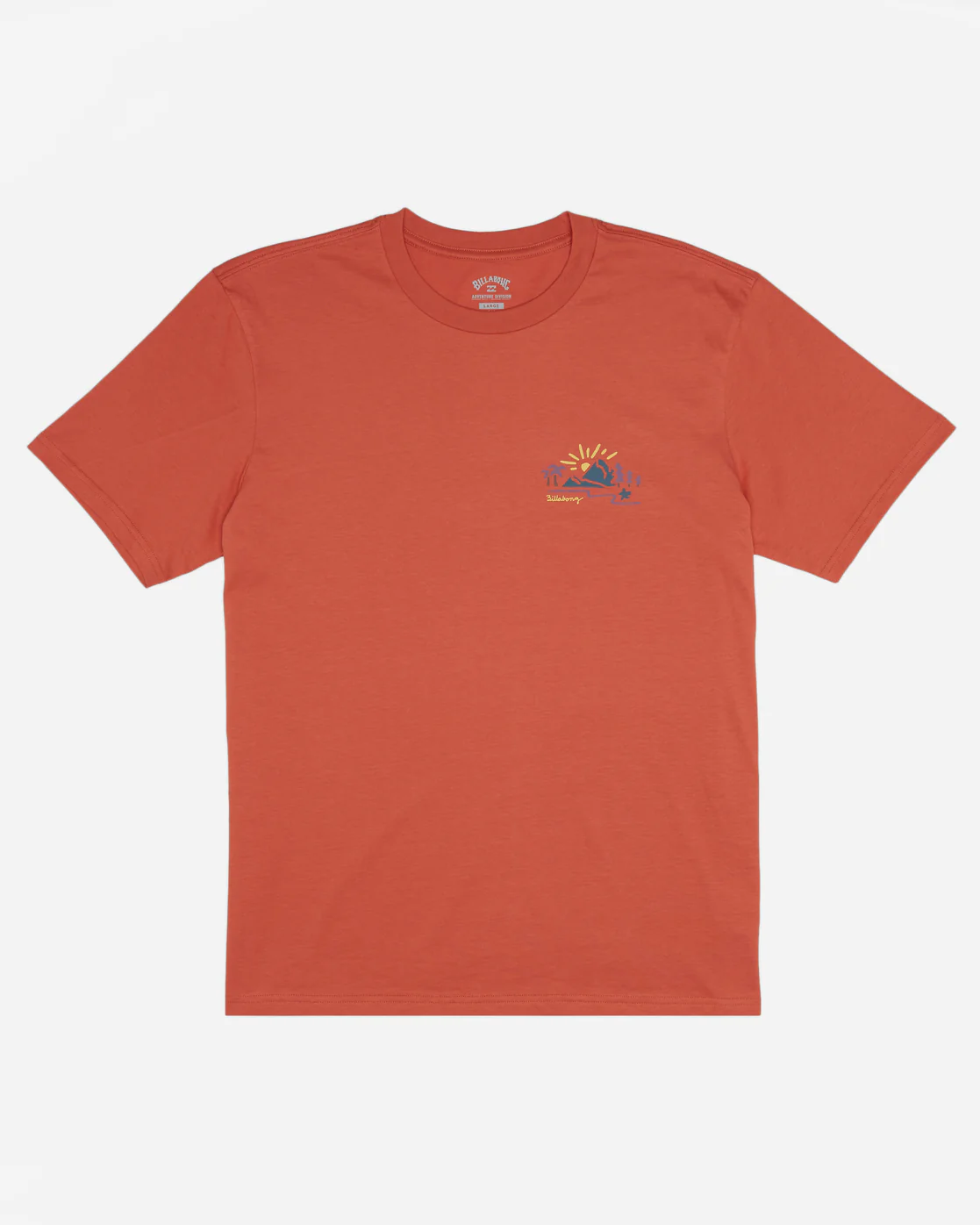 Billabong Panorama Short Sleeve T-Shirt - Coral -Biliabong Outlet