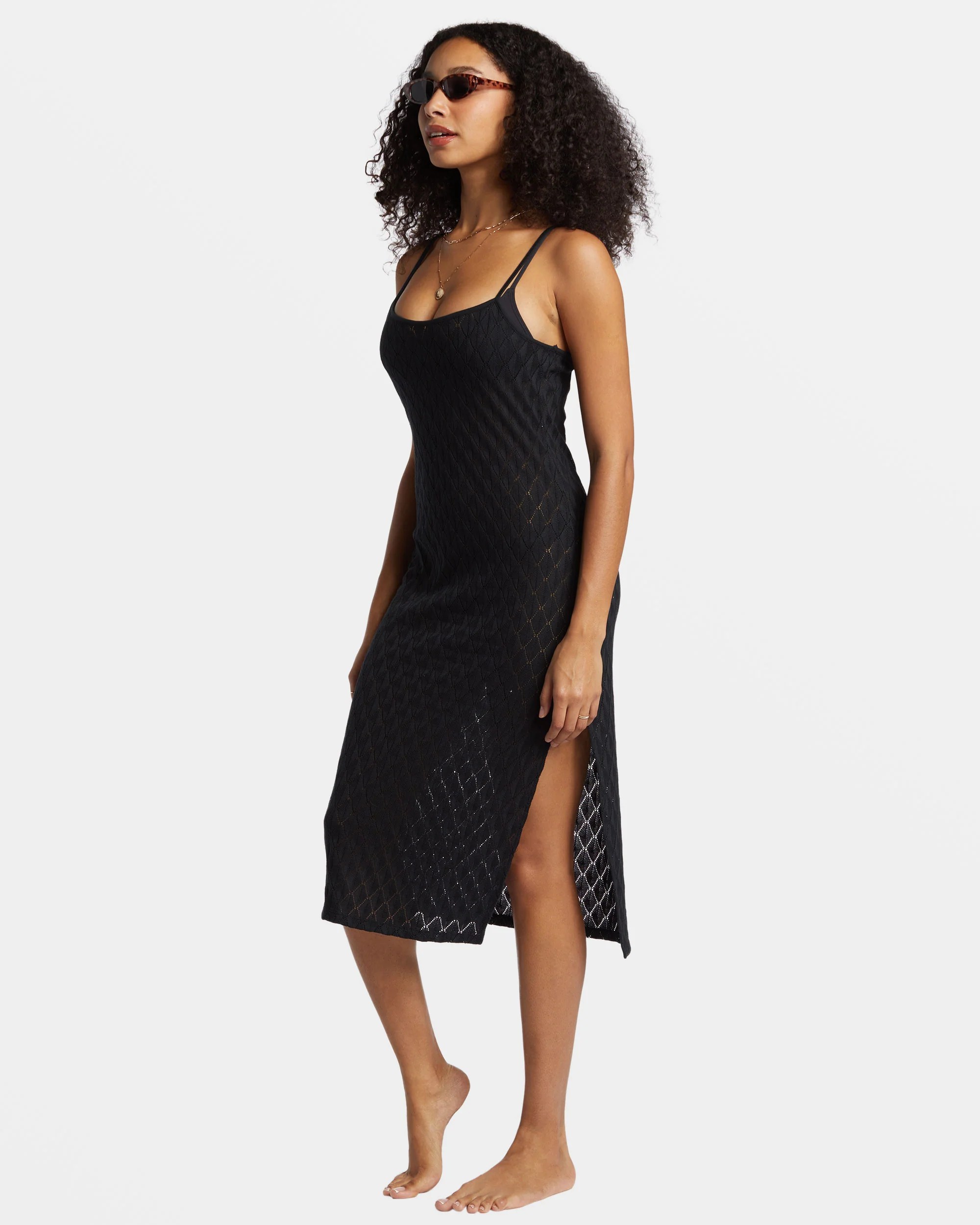 Billabong Day Dream Dress - Black Pebble -Biliabong Outlet