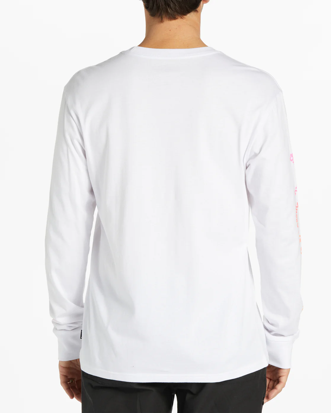 Billabong Snaking Arches Long Sleeve T-Shirt - White -Biliabong Outlet