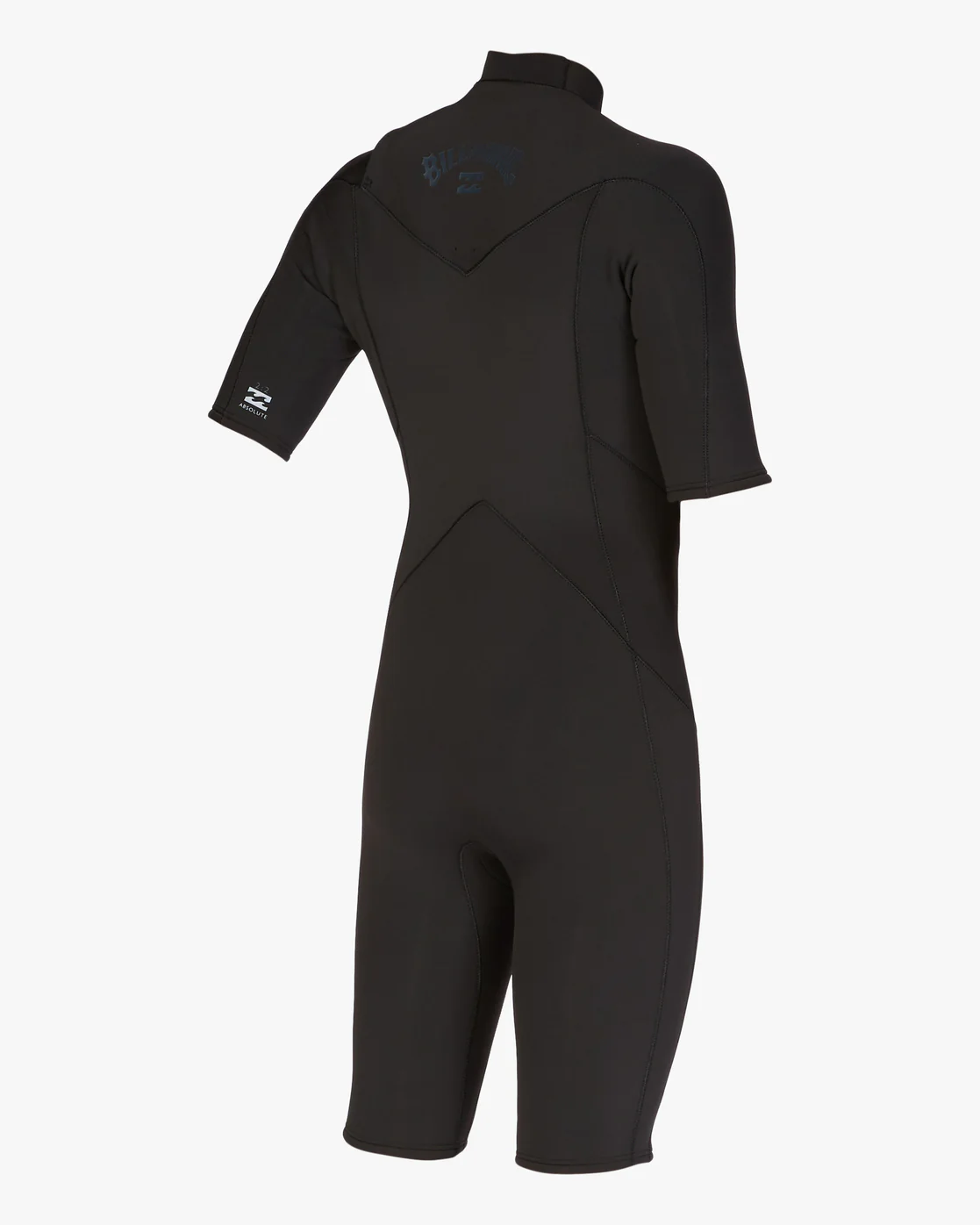 Billabong 2/2mm Absolute Short Sleeve Chest Zip Springsuit - Black -Biliabong Outlet