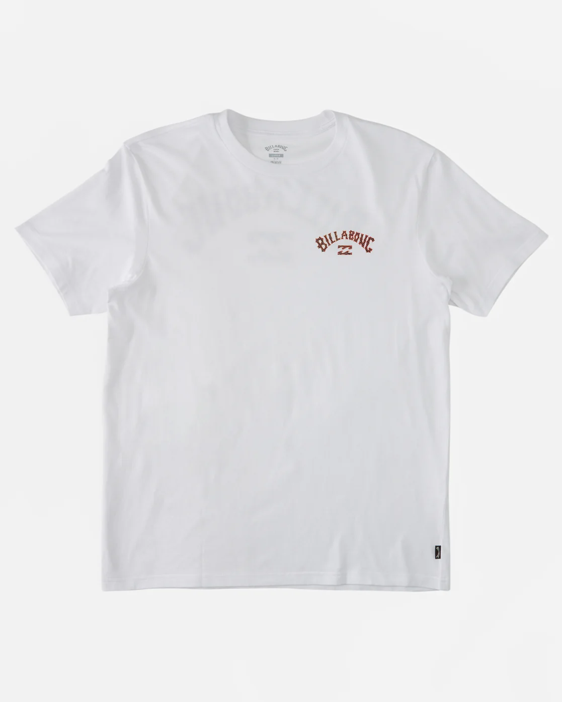 Billabong Arch Fill Short Sleeve T-Shirt - White -Biliabong Outlet
