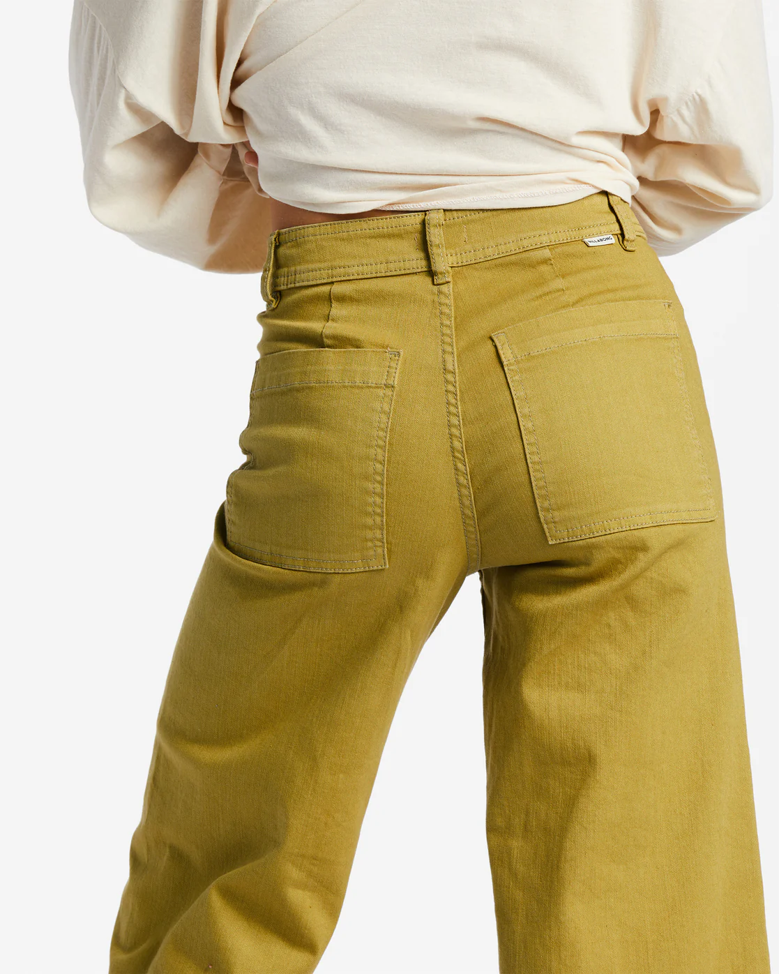 Billabong Free Fall High-Waist Pants - Kiwi -Biliabong Outlet