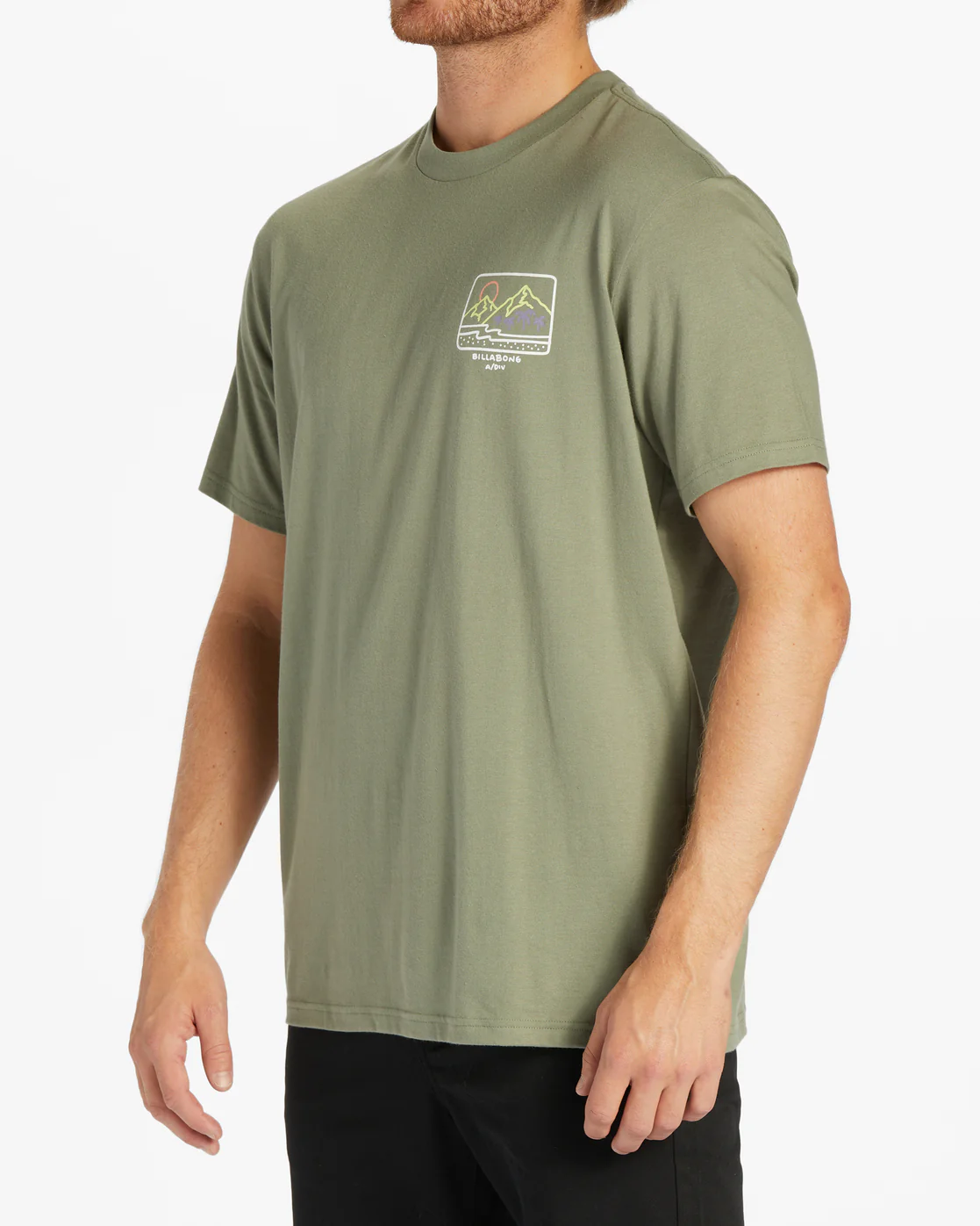 Billabong Shine Short Sleeve T-Shirt - Sage -Biliabong Outlet