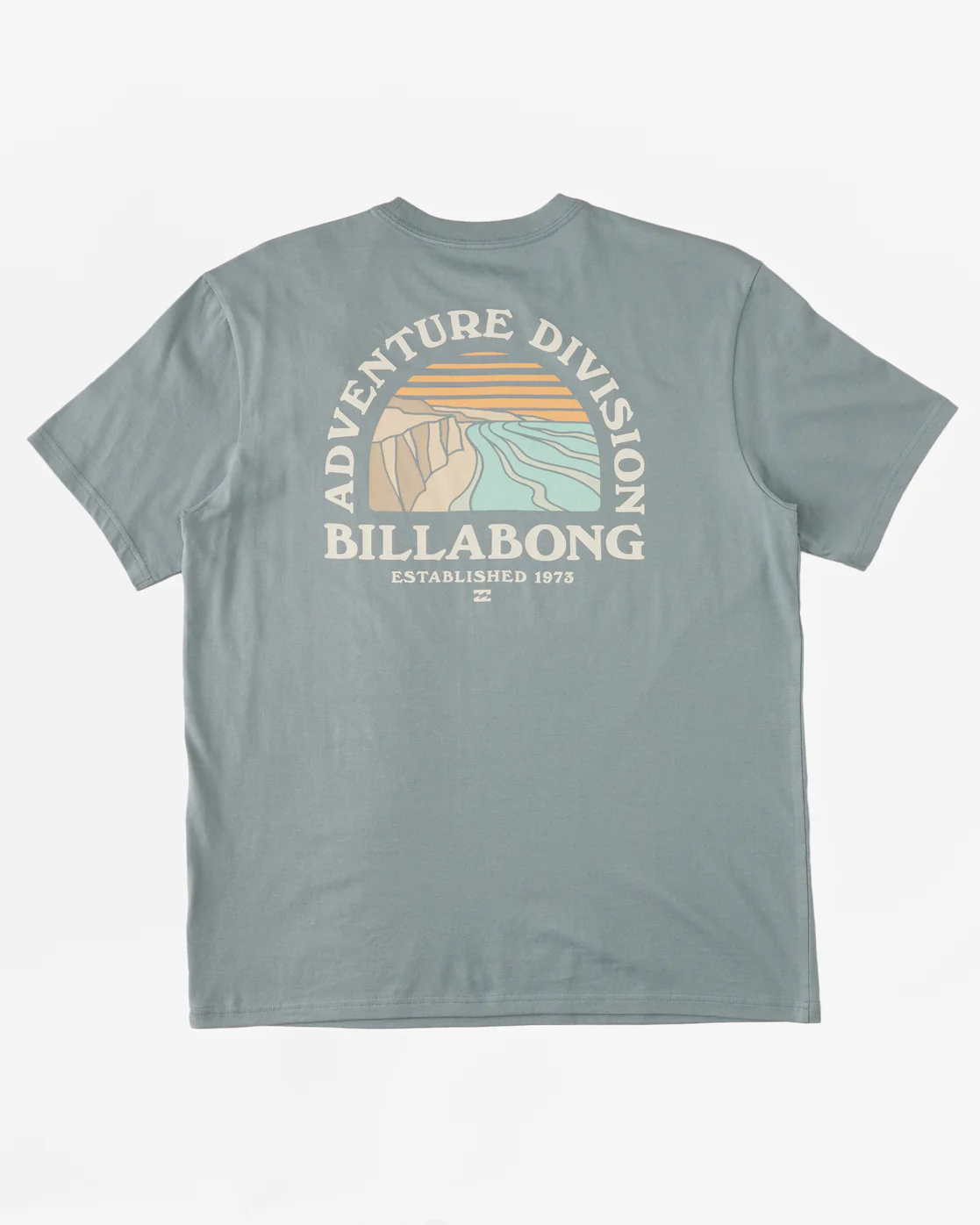 Billabong Sun Up Short Sleeve T-Shirt - Washed Blue -Biliabong Outlet