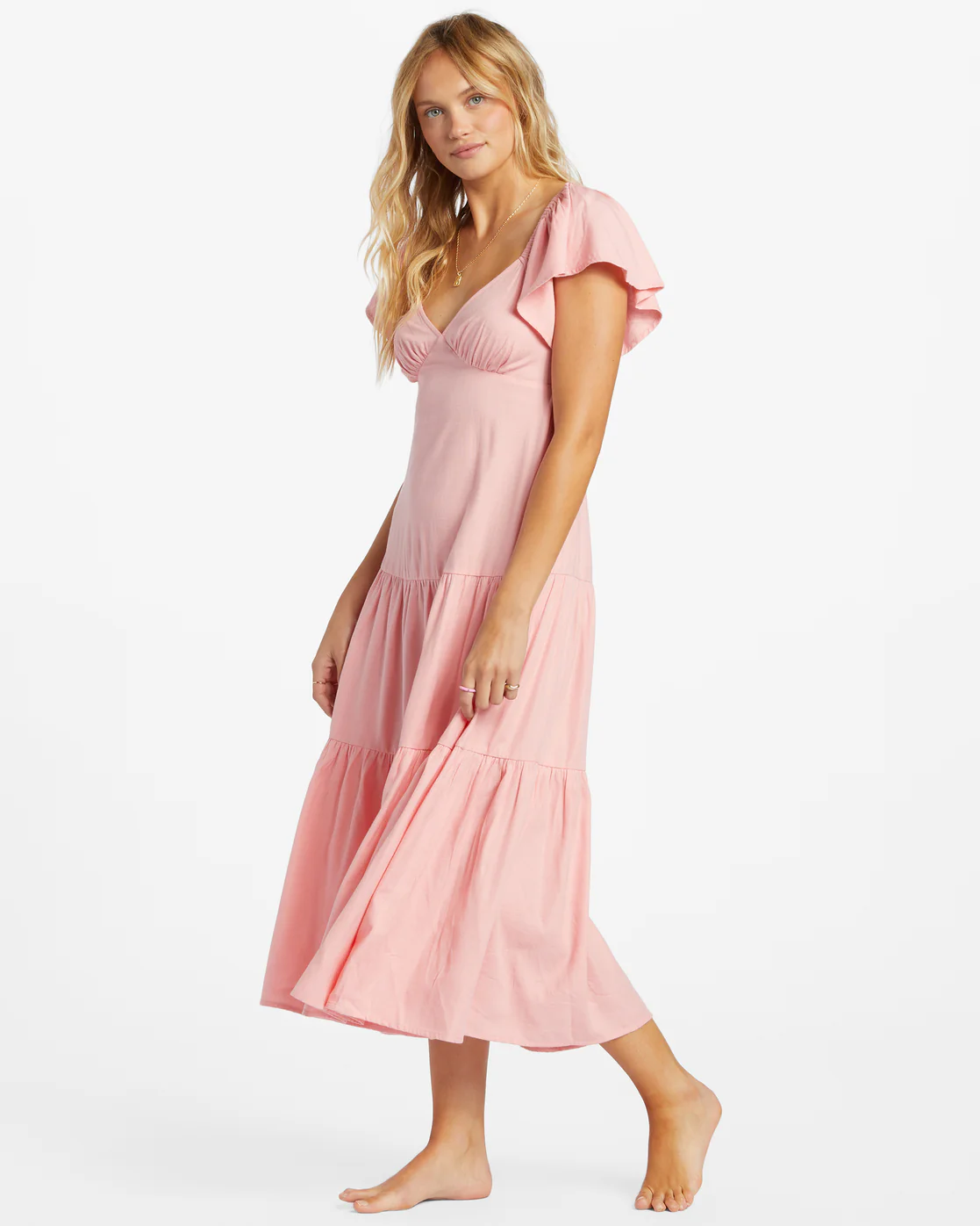 Billabong Last Light Dress - Light Sorbet -Biliabong Outlet