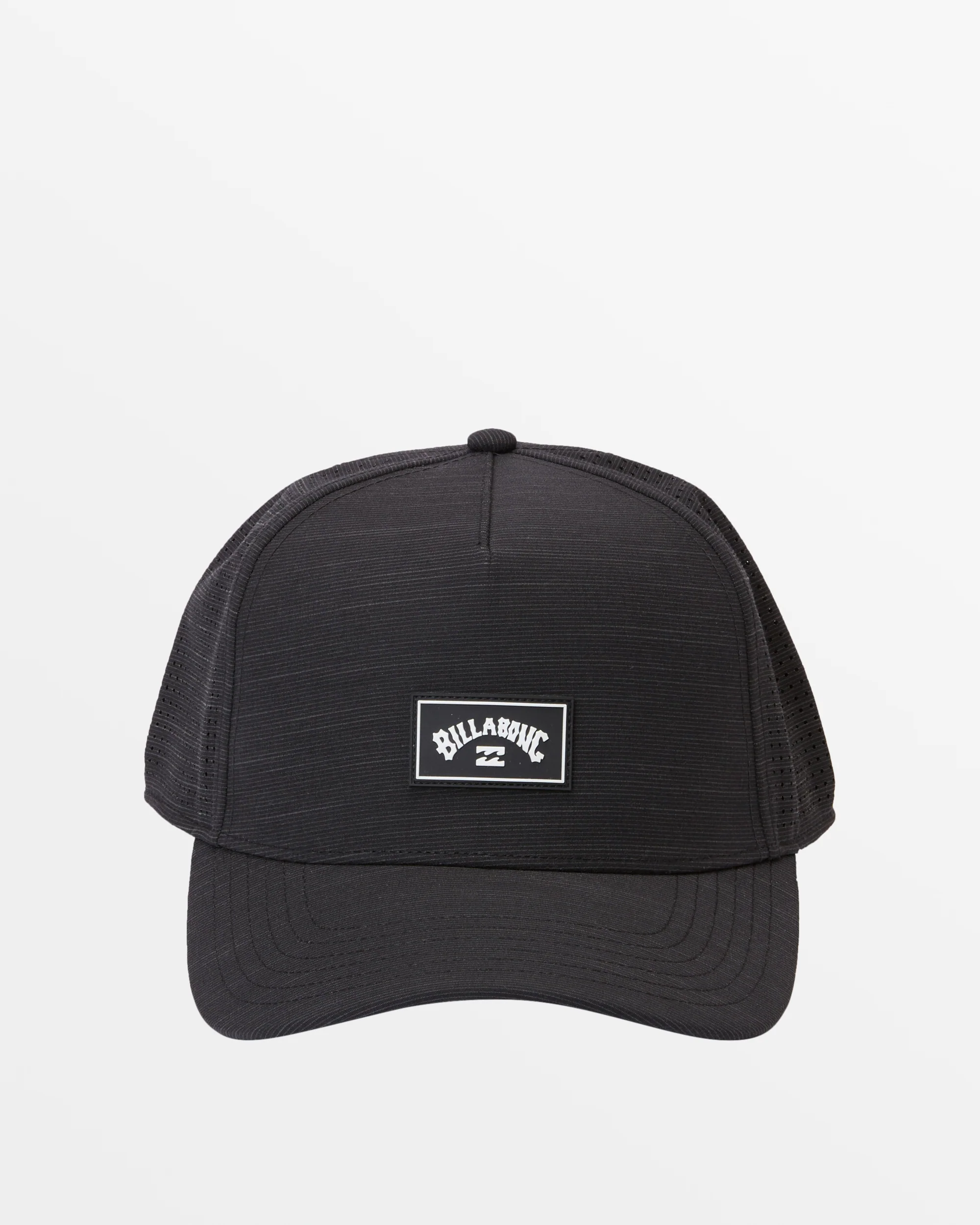 Billabong Crossfire Snapback Hat - Black Slub -Biliabong Outlet