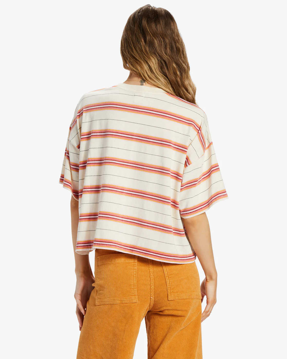 Billabong Feeling Free Boxy T-Shirt - Deep Sienna -Biliabong Outlet