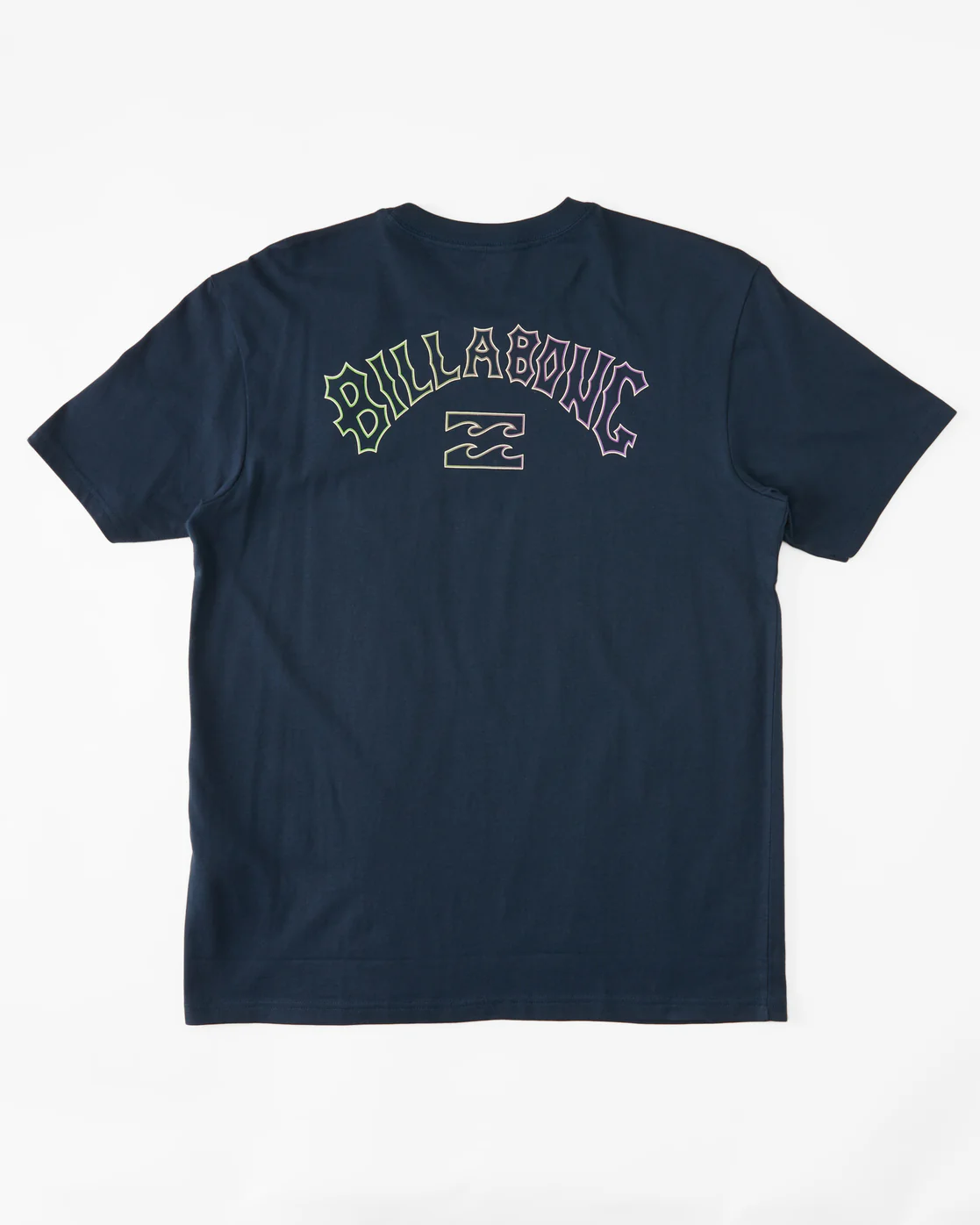Billabong Arch Fill Short Sleeve T-Shirt - Dark Blue -Biliabong Outlet