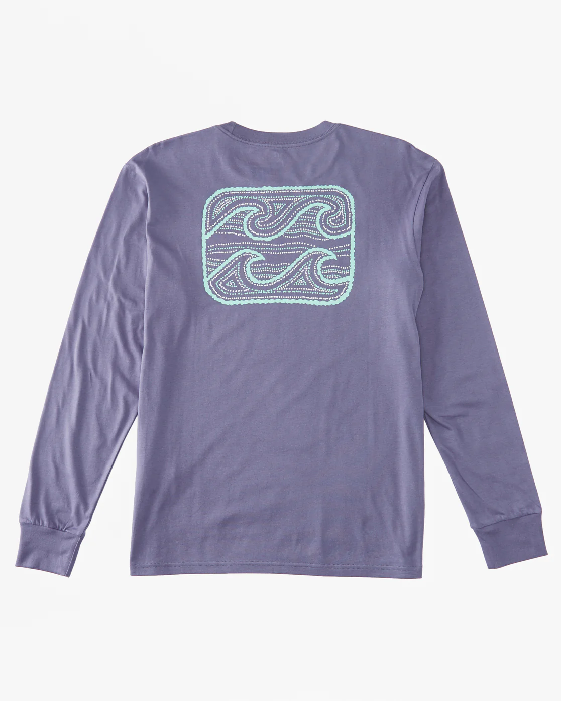Billabong Crayon Wave Long Sleeve T-Shirt - Dusty Grape -Biliabong Outlet