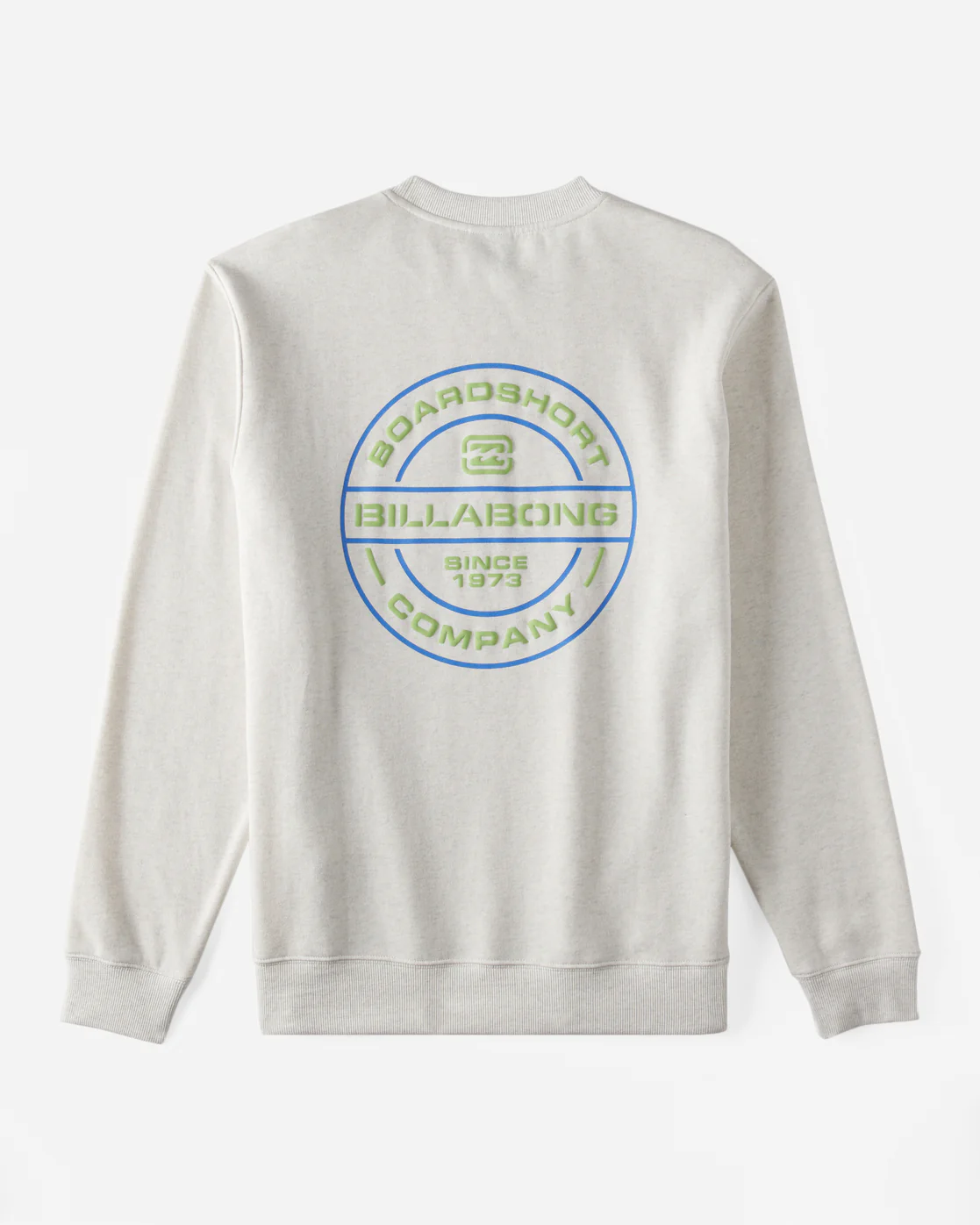 Billabong Short Sands Crew Sweatshirt - Light Grey Heather -Biliabong Outlet