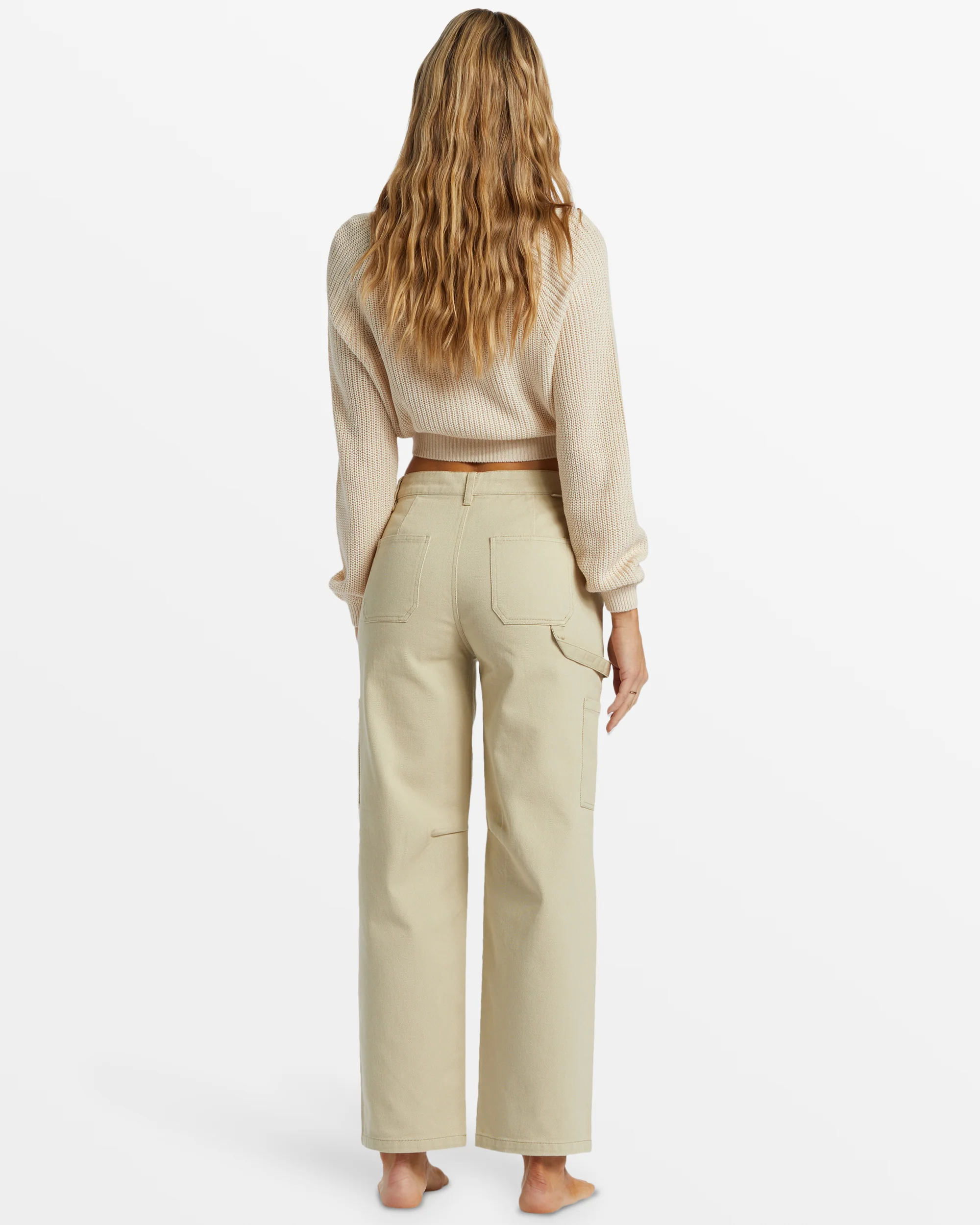 Billabong Leia Cargo Pants - Light Avocado -Biliabong Outlet