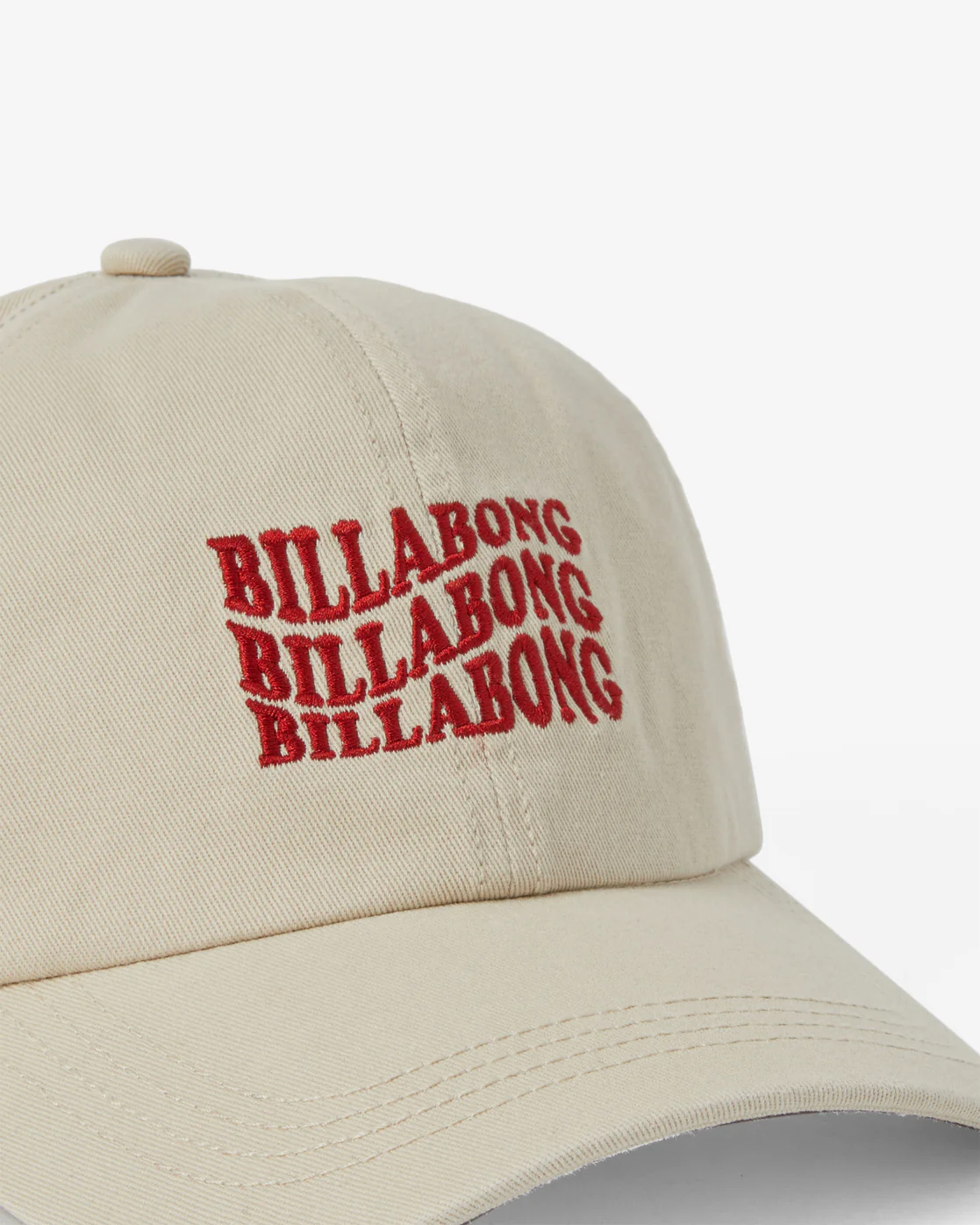 Billabong Dad Hat Strapback Hat - White Cap -Biliabong Outlet