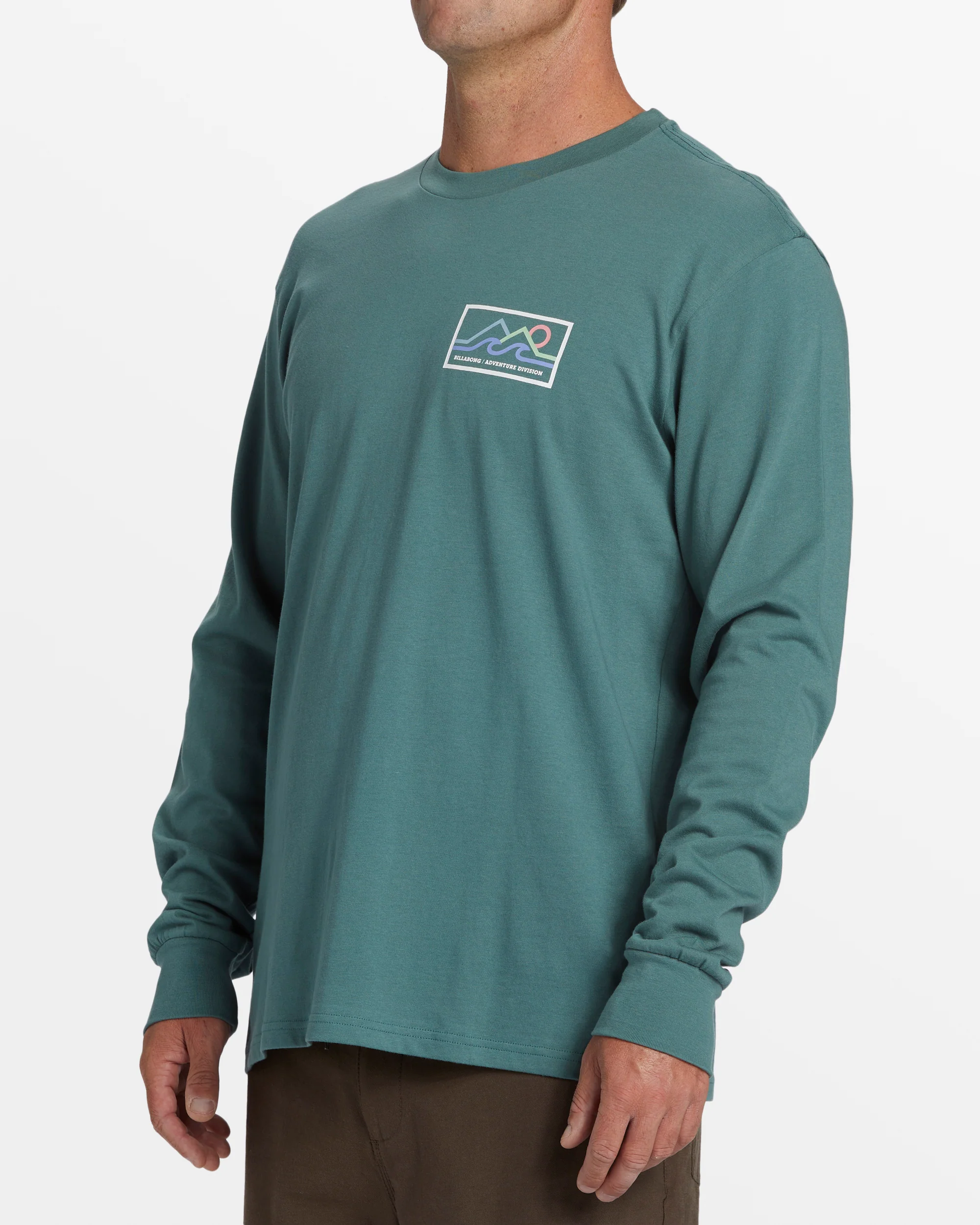 Billabong A/Div Length Long Sleeve T-Shirt - Sea Pine -Biliabong Outlet