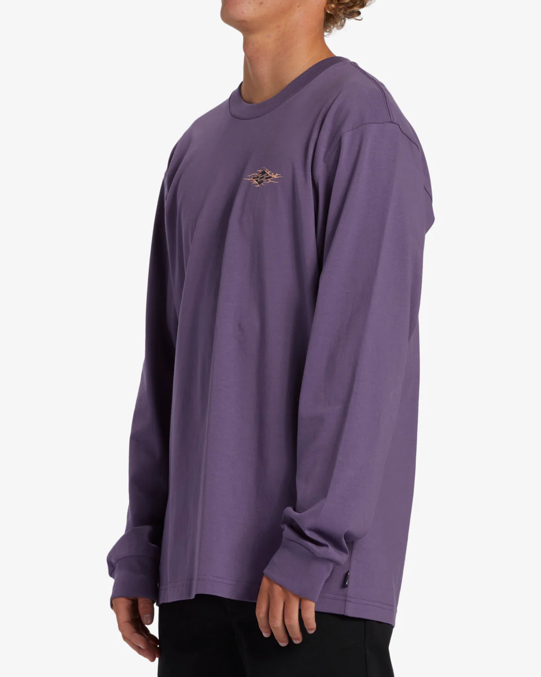 Billabong Collision OG Long Sleeve T-Shirt - Washed Violet -Biliabong Outlet