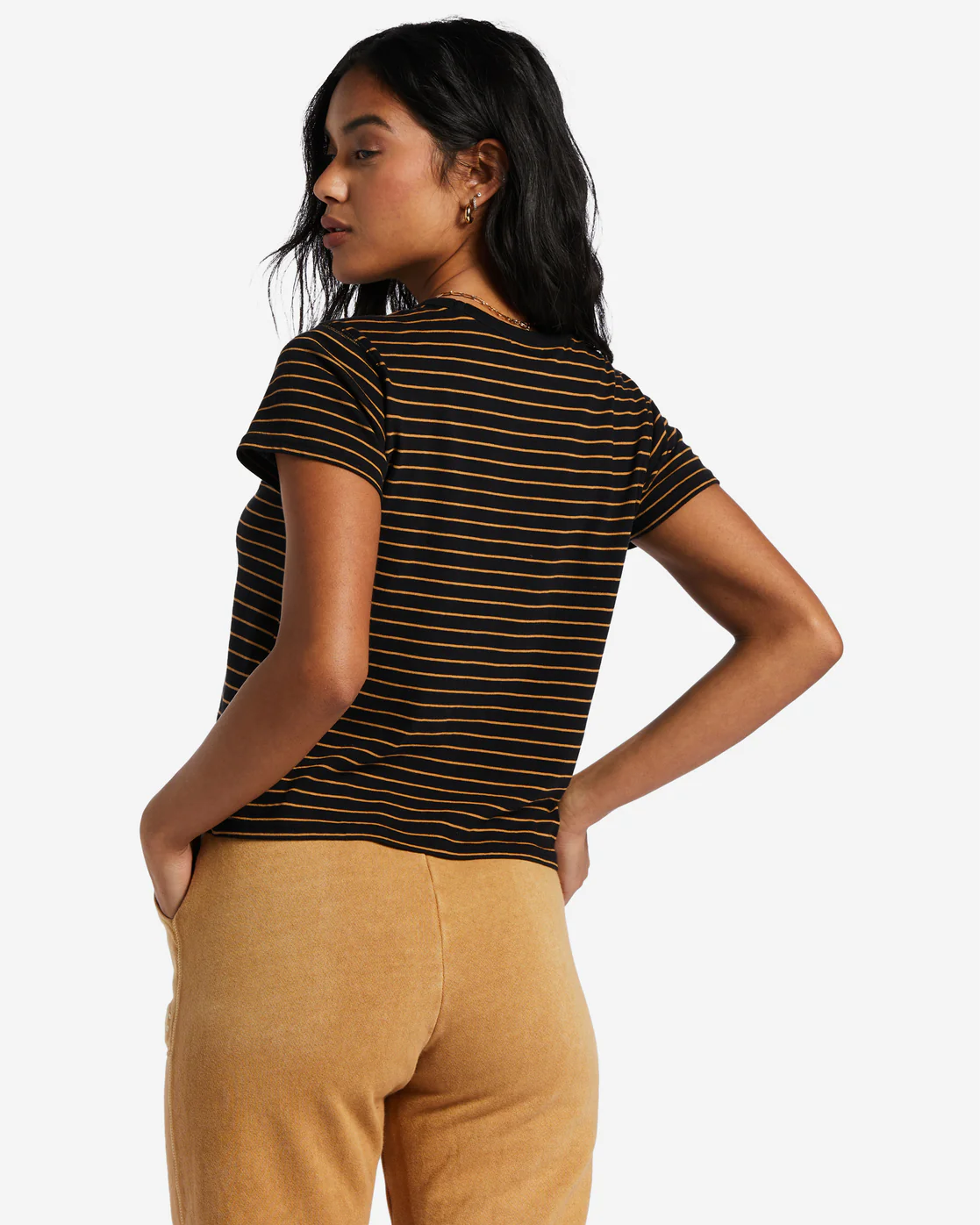 Billabong Better Than Basic T-Shirt - Black Pebble -Biliabong Outlet